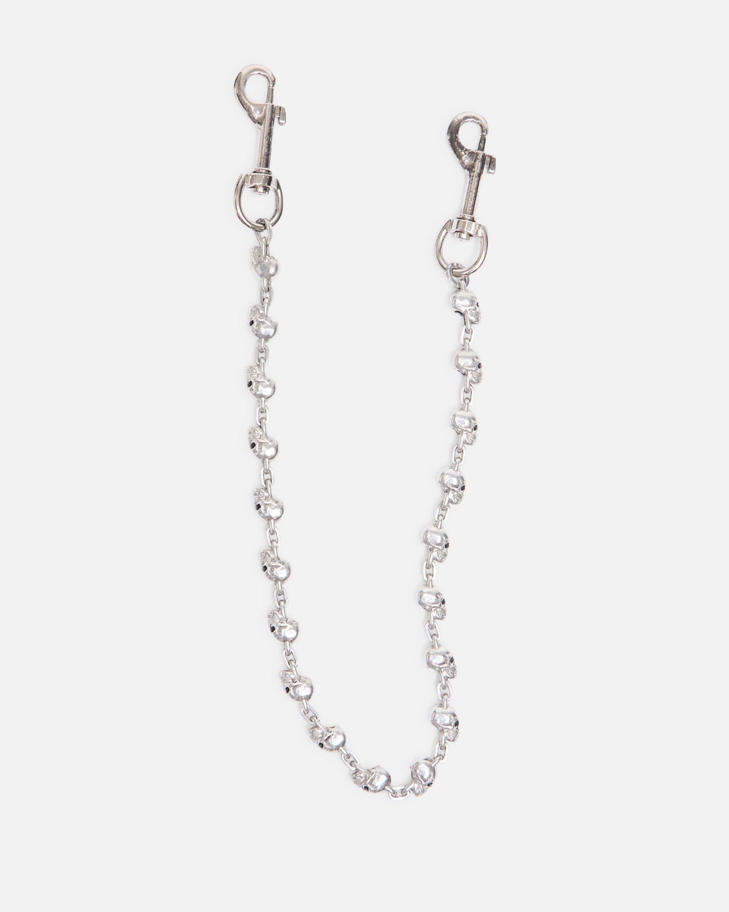 MNML Skull Wallet Chain Silver