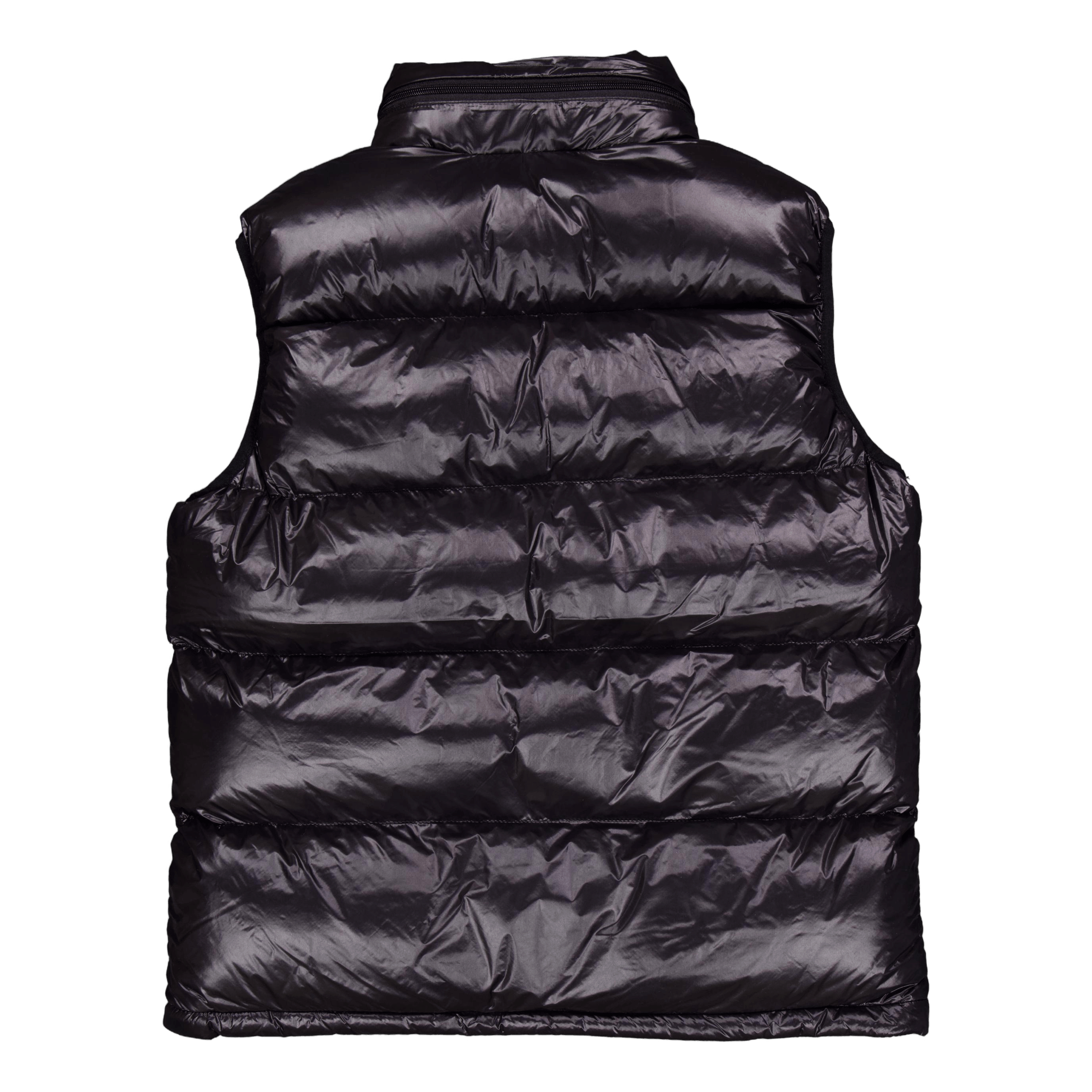 Schott NYC Gilet Doudoune Brillant A Capu Black