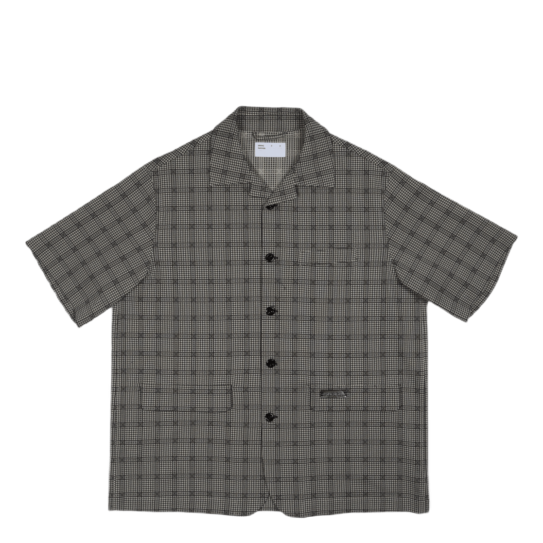 4sdesigns S/s Shirt Blazer Blk/wht Tubic