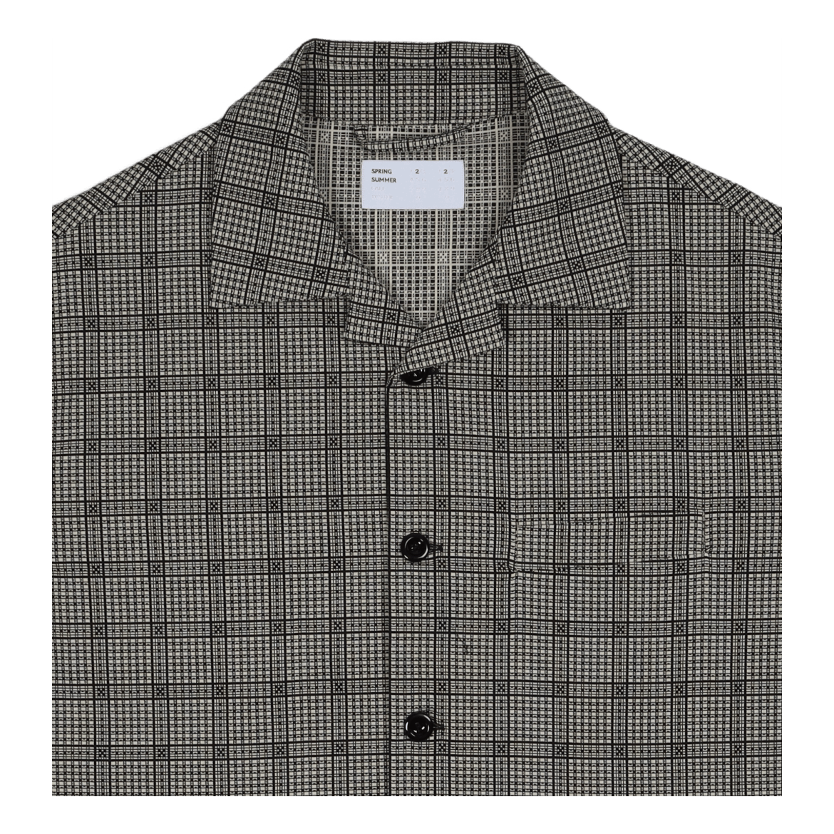 4sdesigns S/s Shirt Blazer Blk/wht Tubic