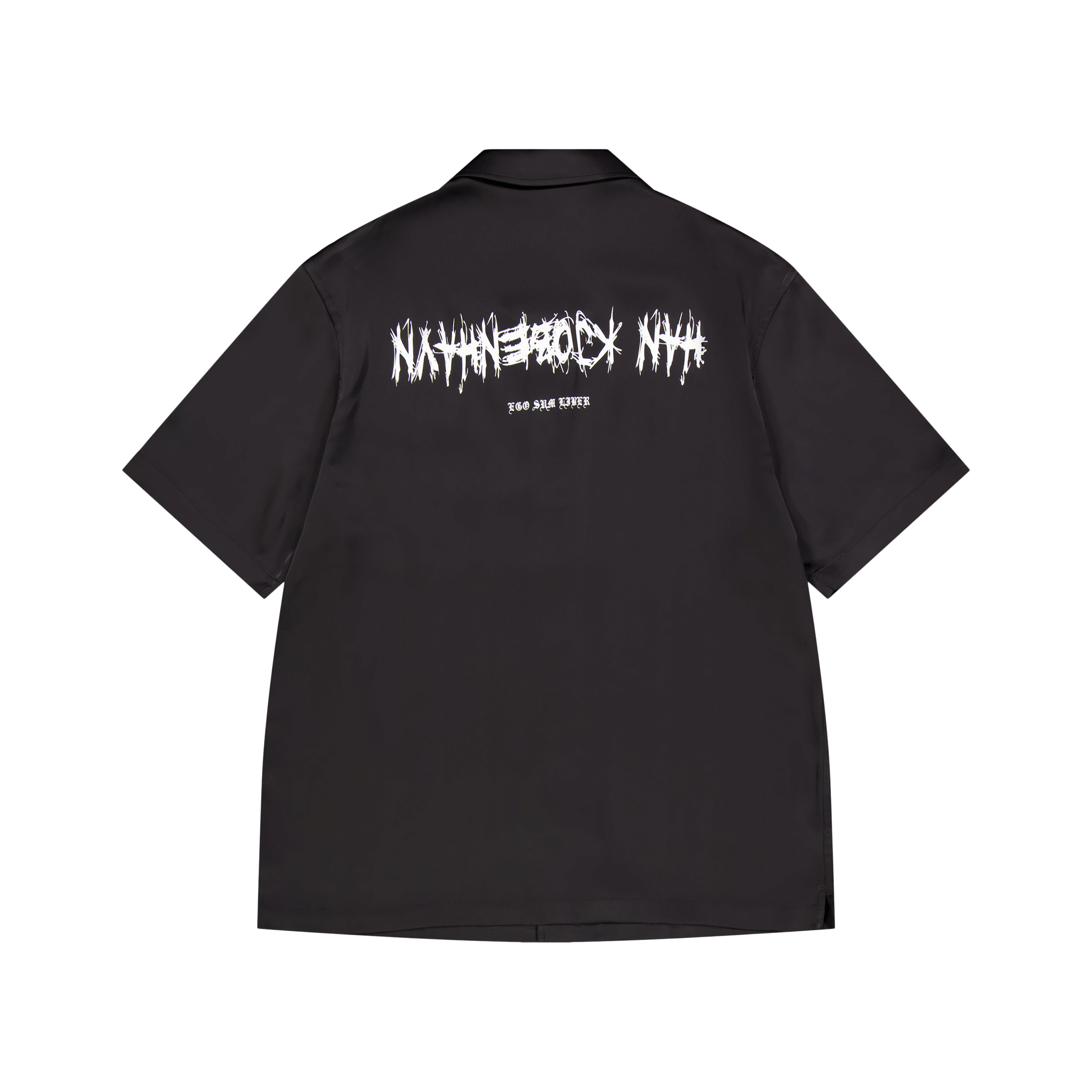 Han Kjobenhavn Upside Down Satin Summer Shirt Black
