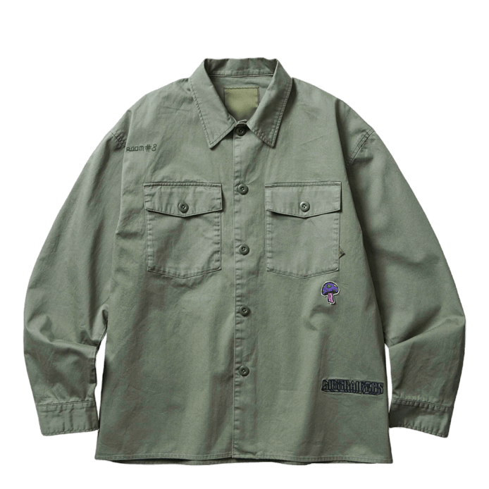 Liberaiders Garmentdyed Army Shirt Olive
