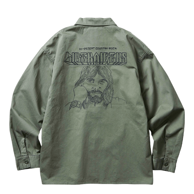 Liberaiders Garmentdyed Army Shirt Olive