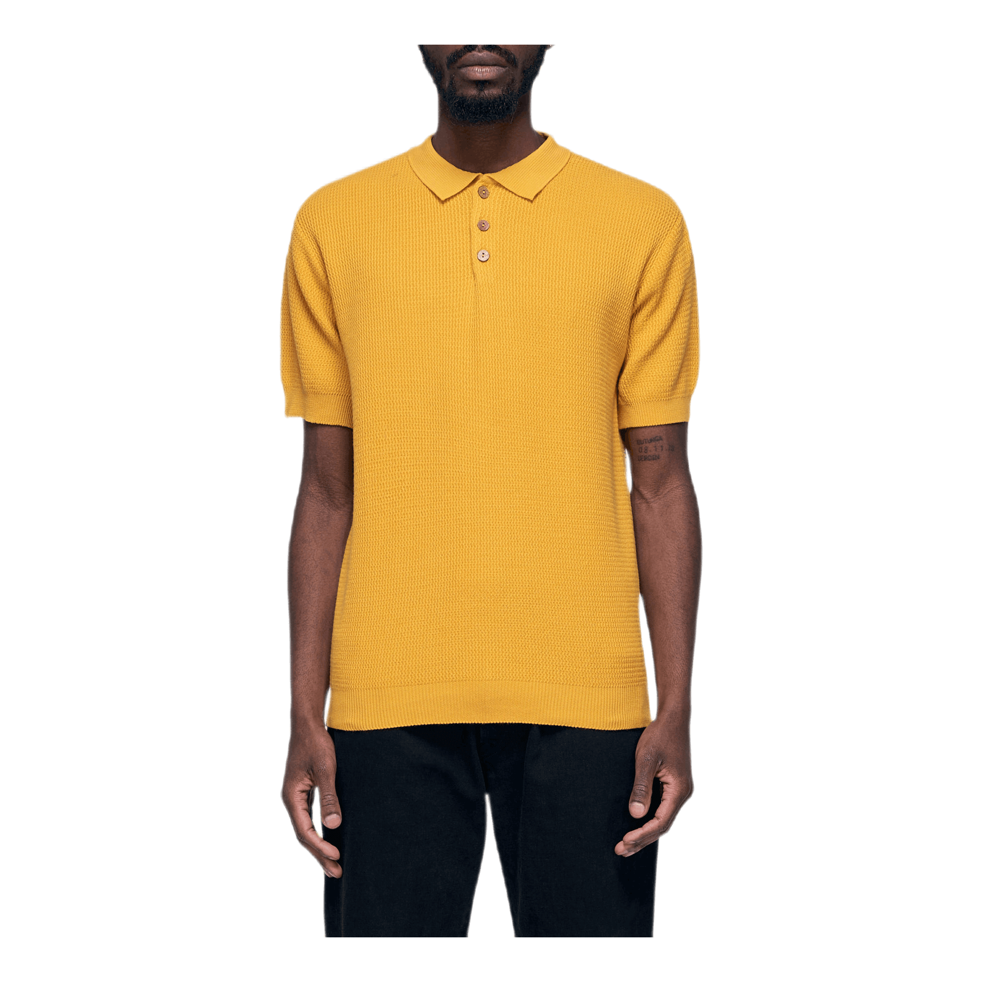 Dedicated Sweater Short Sleeve Gnesta Yellow
