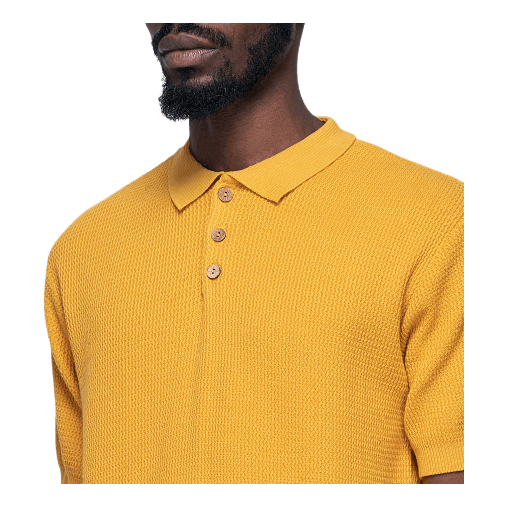 Dedicated Sweater Short Sleeve Gnesta Yellow
