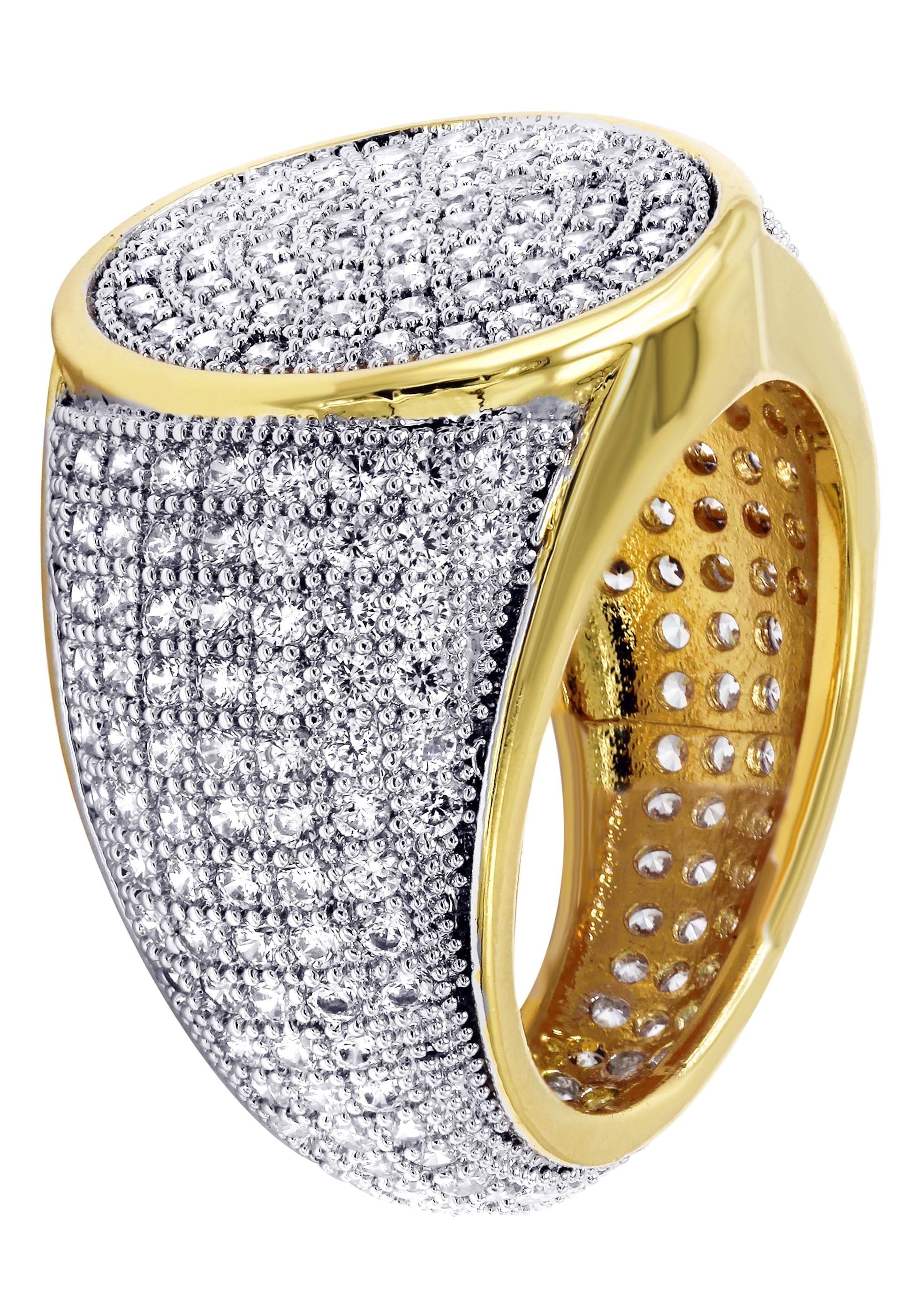 Manufacturer 30 Mens Gold Plated Pinky Ring | 10.5 Grams