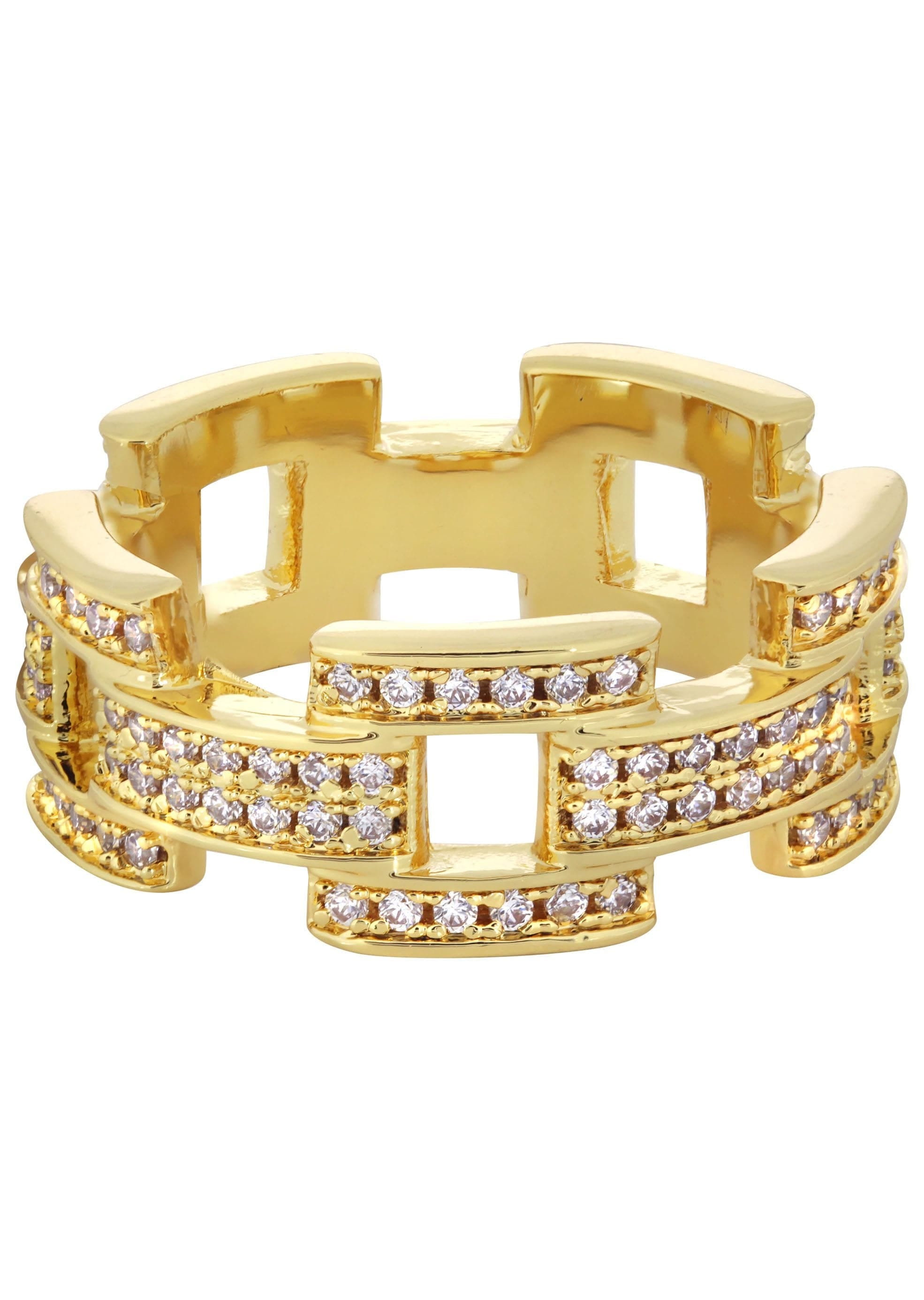 Manufacturer 30 Gold Plated Hermes Ring | 7 Grams