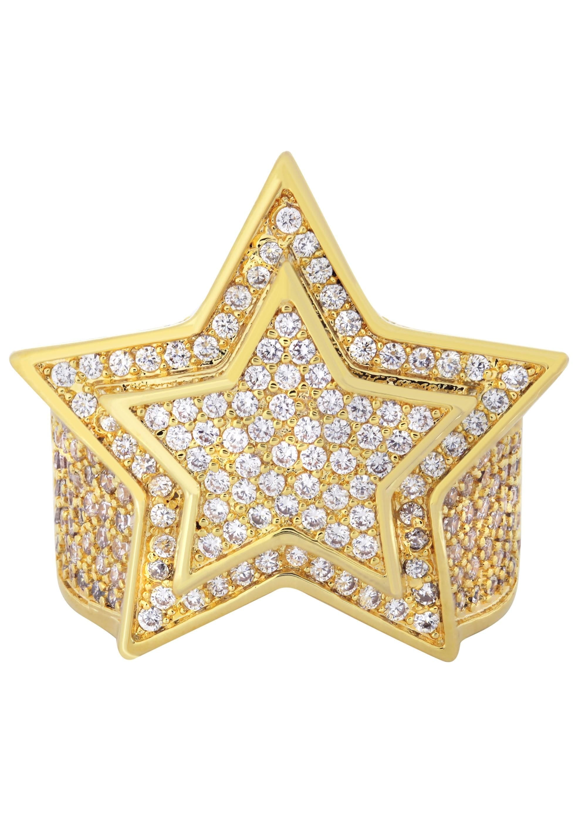 Manufacturer 30 Gold Plated Star Ring | 11.4 Grams