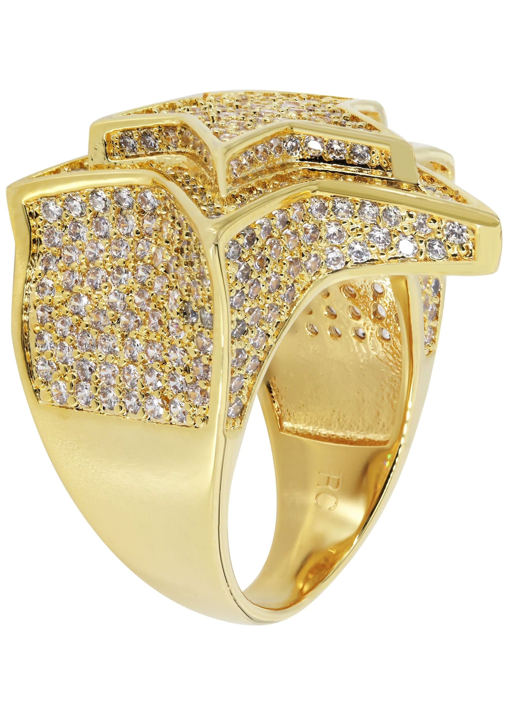 Manufacturer 30 Gold Plated Star Ring | 11.4 Grams