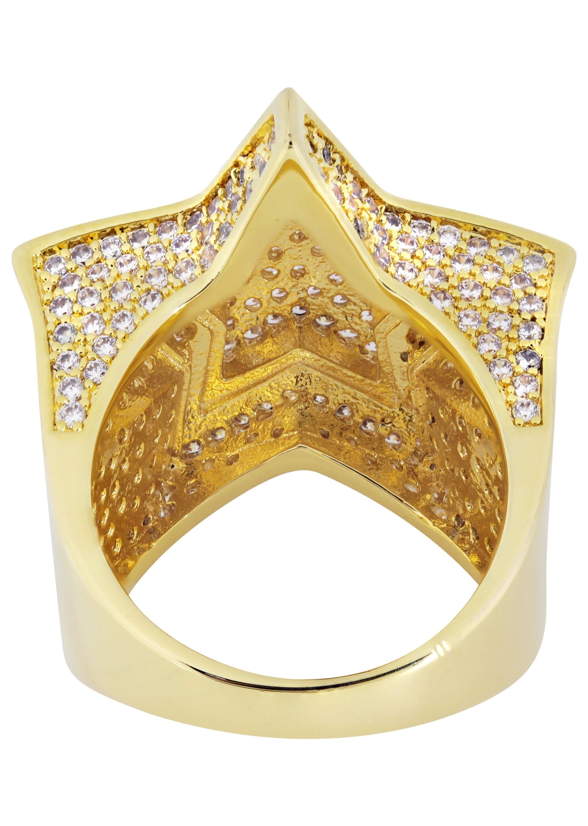 Manufacturer 30 Gold Plated Star Ring | 11.4 Grams