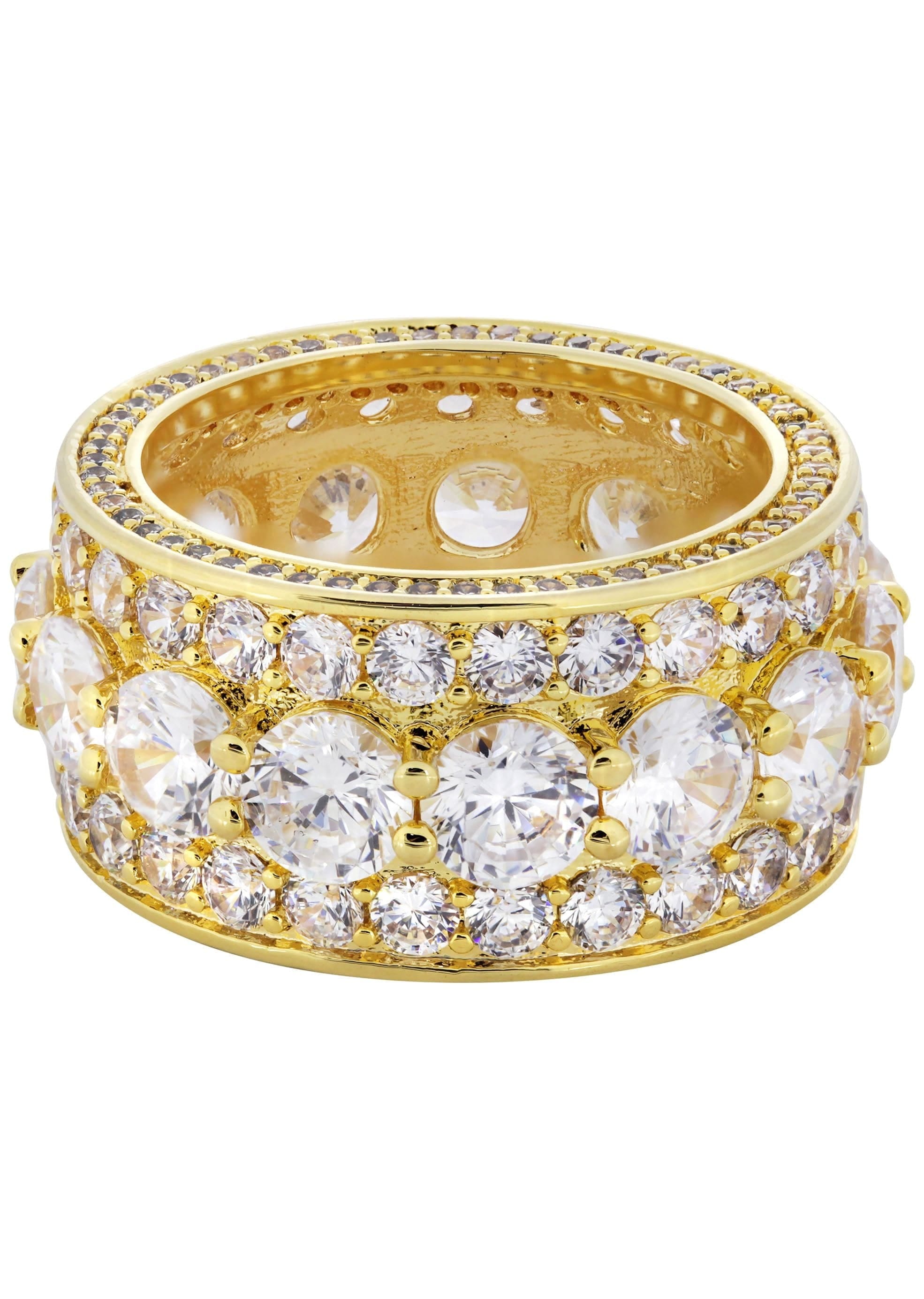 Manufacturer 30 Gold Plated Eternity Ring | 10.9 Grams