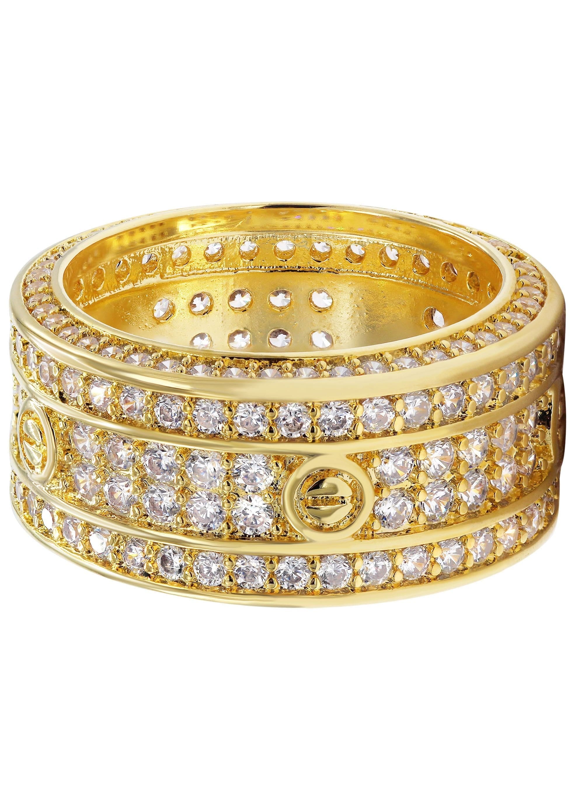 Manufacturer 30 Gold Plated Eternity Ring | 8 Grams