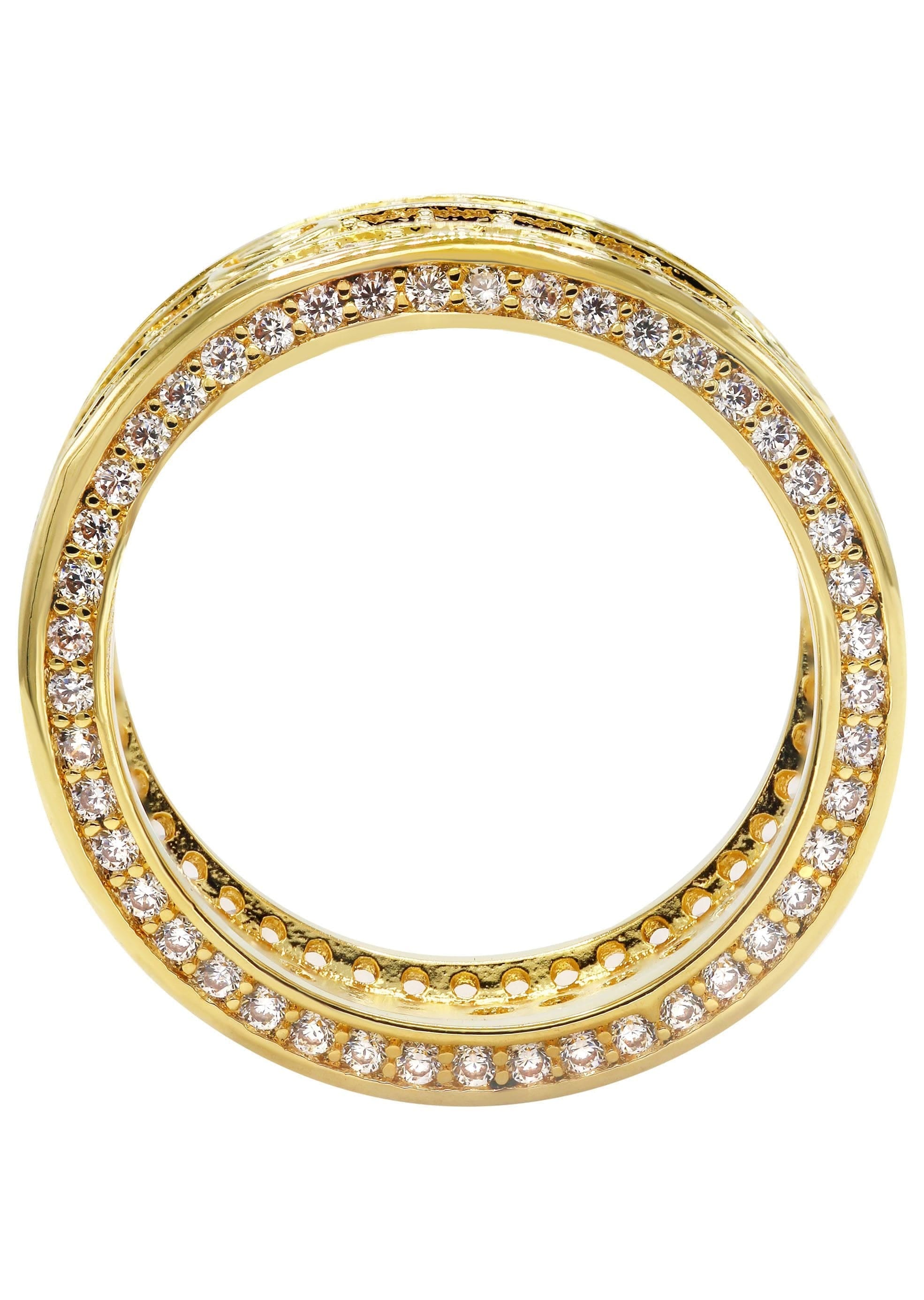 Manufacturer 30 Gold Plated Eternity Ring | 8 Grams