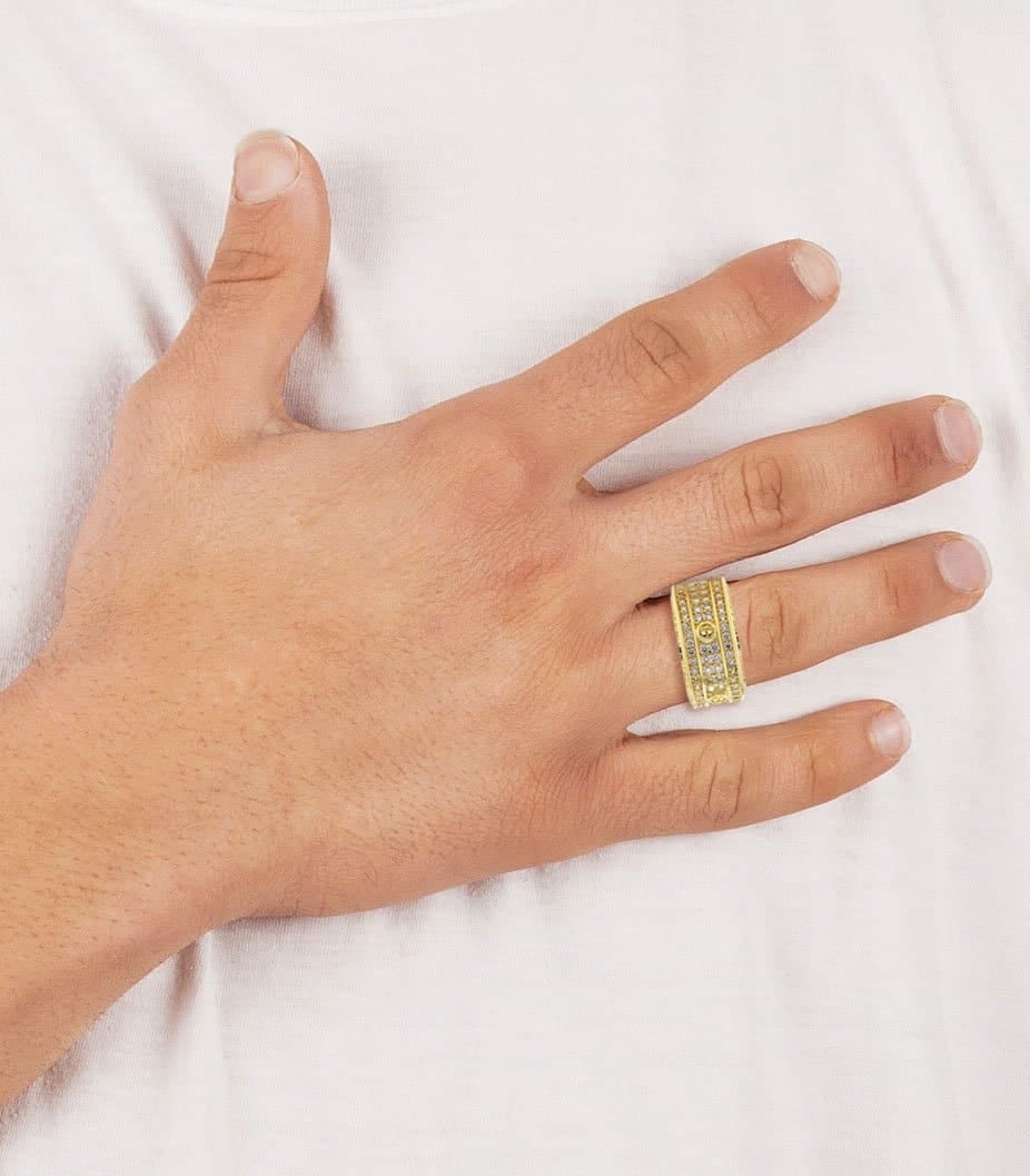 Manufacturer 30 Gold Plated Eternity Ring | 8 Grams