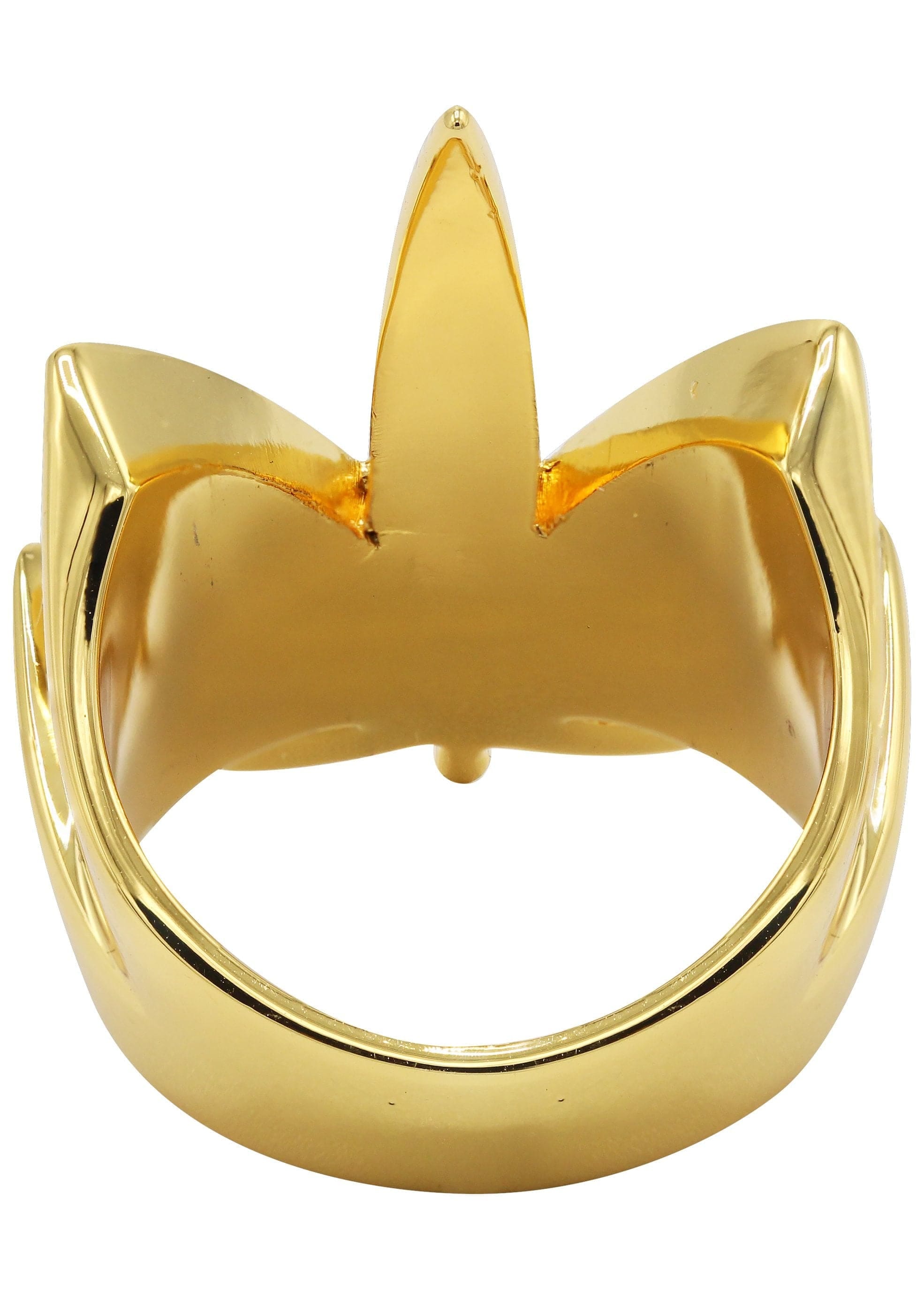 Manufacturer 30 Gold Plated Marihuana Leaf Ring | 14 Grams