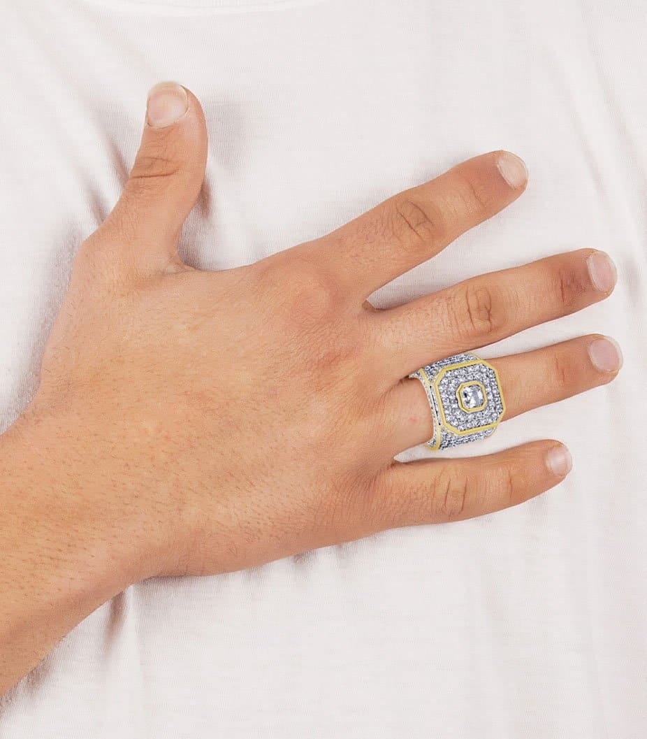 Manufacturer 30 Gold Plated Pinky Ring | 21.9 Grams