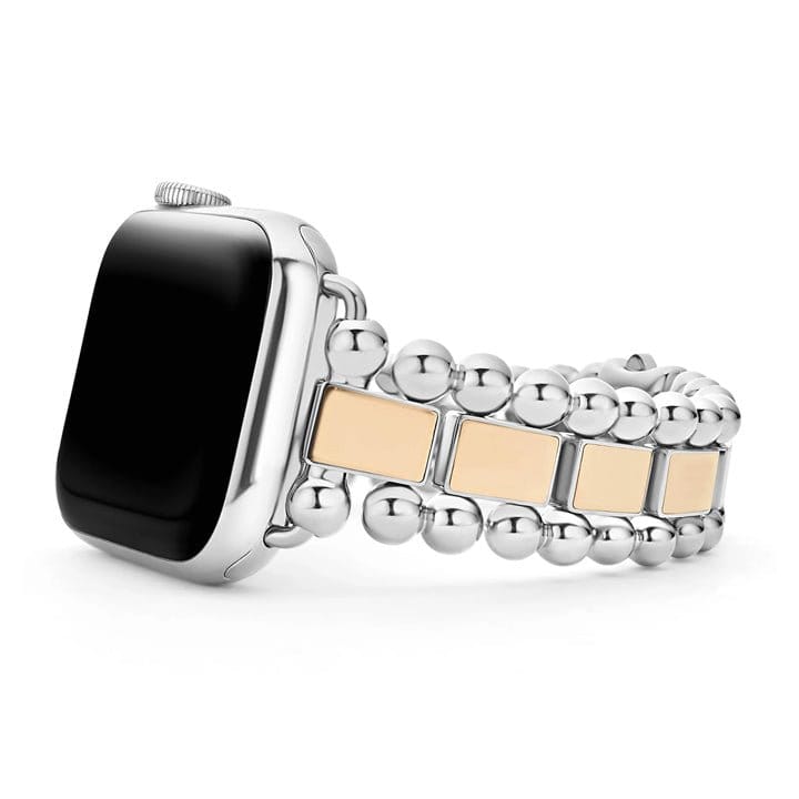 Lagos Smart Caviar Rose Gold & Stainless Steel Watch Bracelet - 12 - 90011 - 7