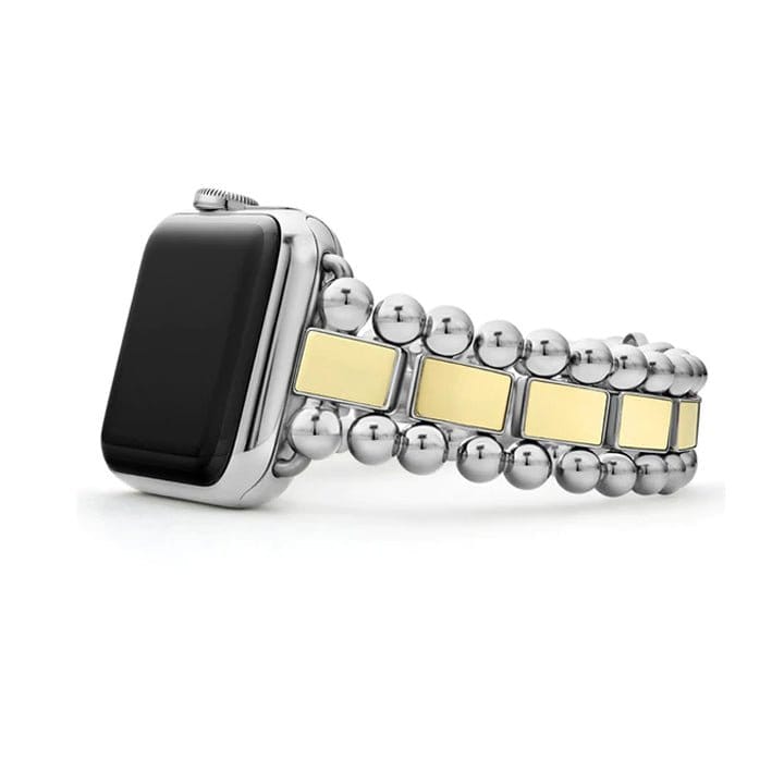 Lagos Smart Caviar Stainless Steel 18k Gold Watch Bracelet 38 - 45 mm - 12 - 90008 - 7