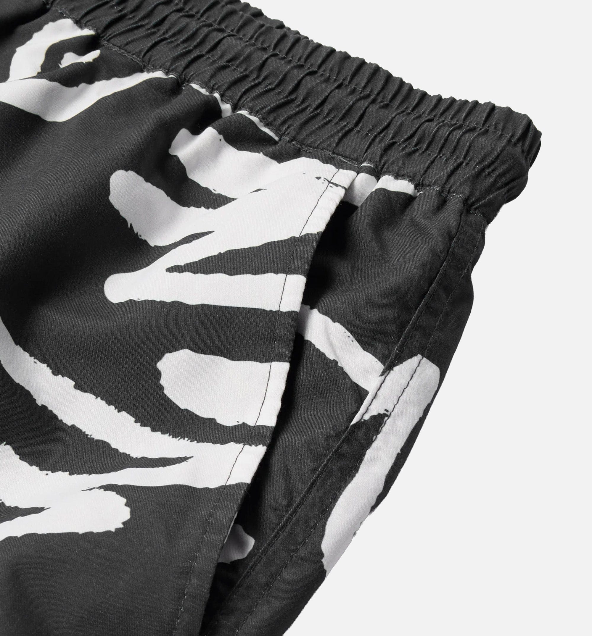 PARRA Birds Fly Free Swim Mens Short - Black