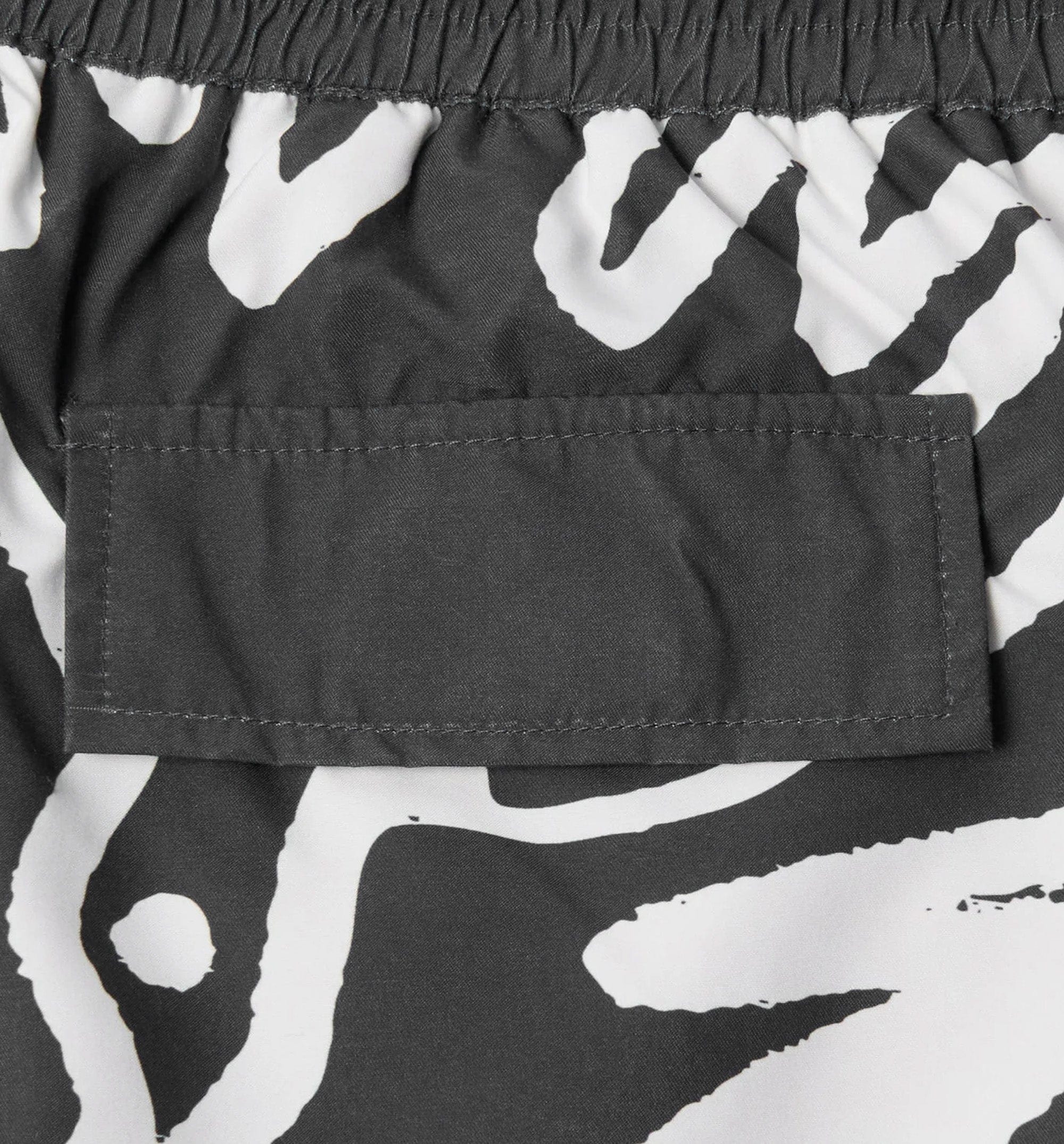 PARRA Birds Fly Free Swim Mens Short - Black