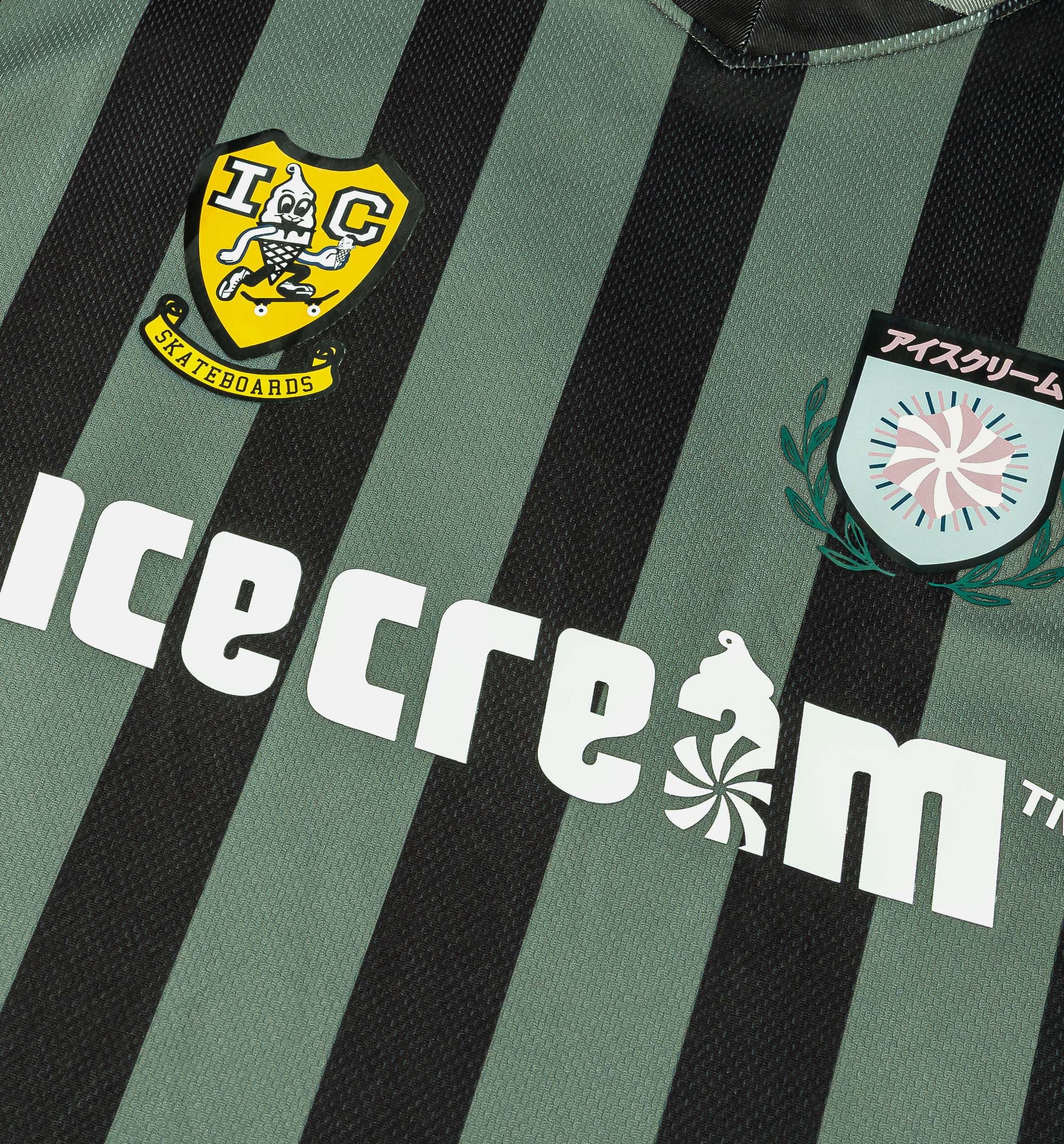 ICE CREAM United Mens Jersey - Black/Green