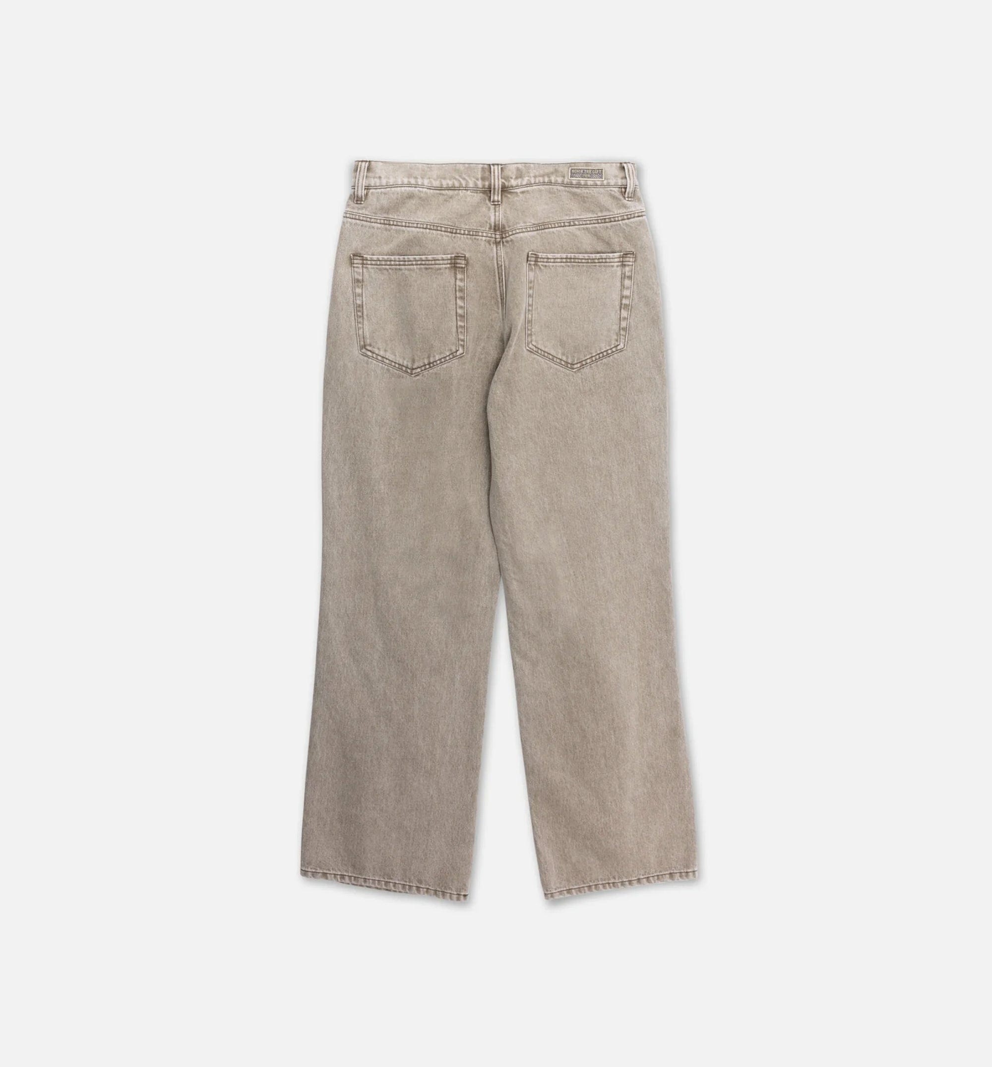 HONOR Washed Twill Indigo Mens Jean - Taupe