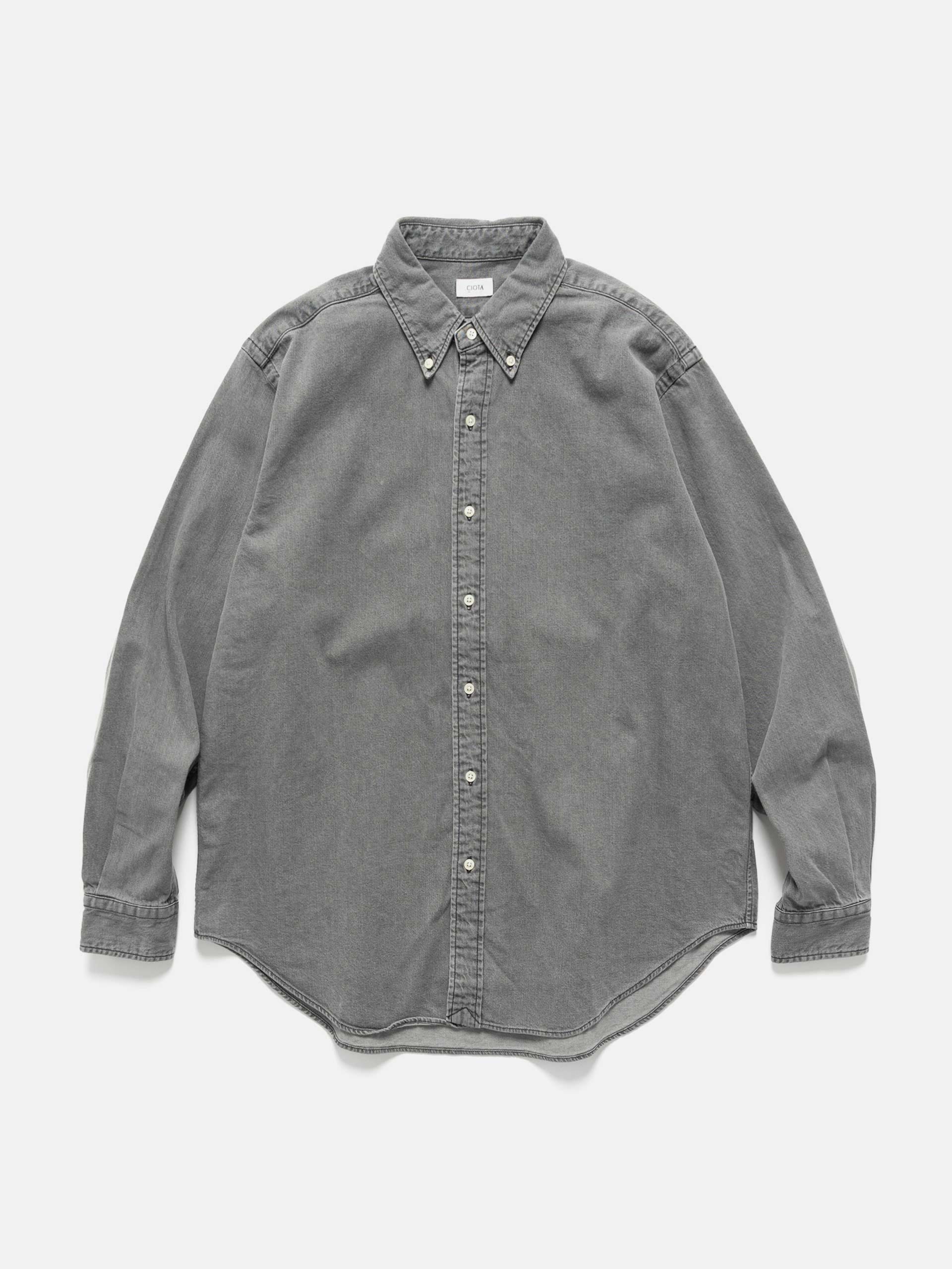 CIOTA Denim B.D Shirt Light Black