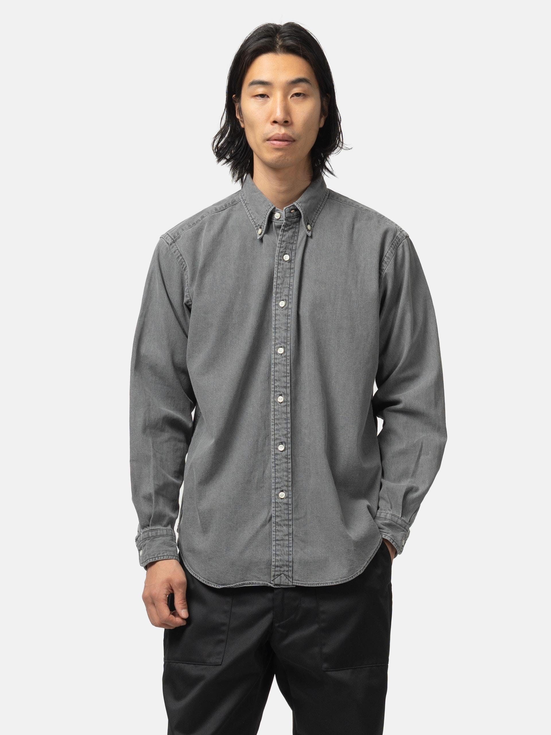 CIOTA Denim B.D Shirt Light Black