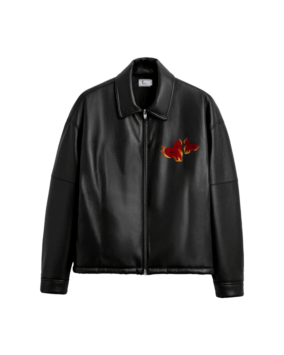 KNN Calcutta Leather Jacket Twin Flames