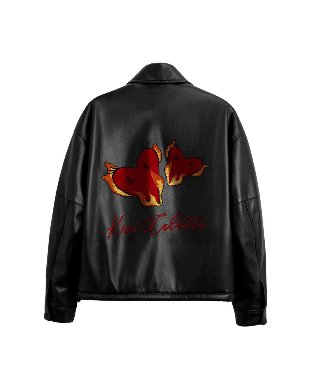 KNN Calcutta Leather Jacket Twin Flames