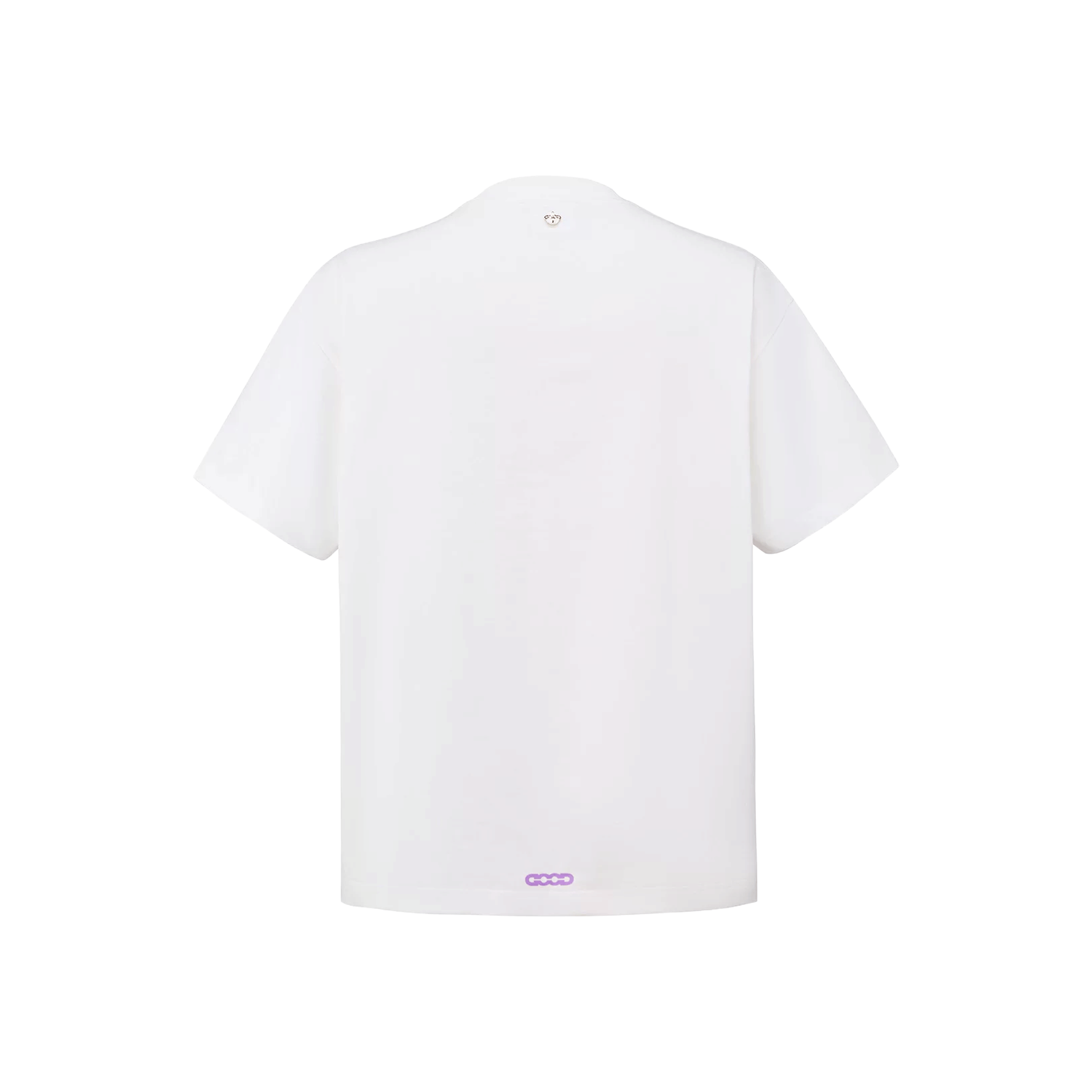 Goodbrand Purple Nebula Embroidered T-Shirt White (SS26)