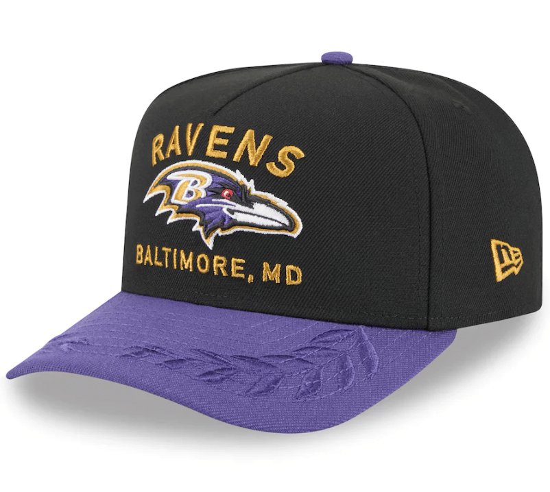 Baltimore Ravens NFL New Era 9Fifty A Frame Snapback Hat
