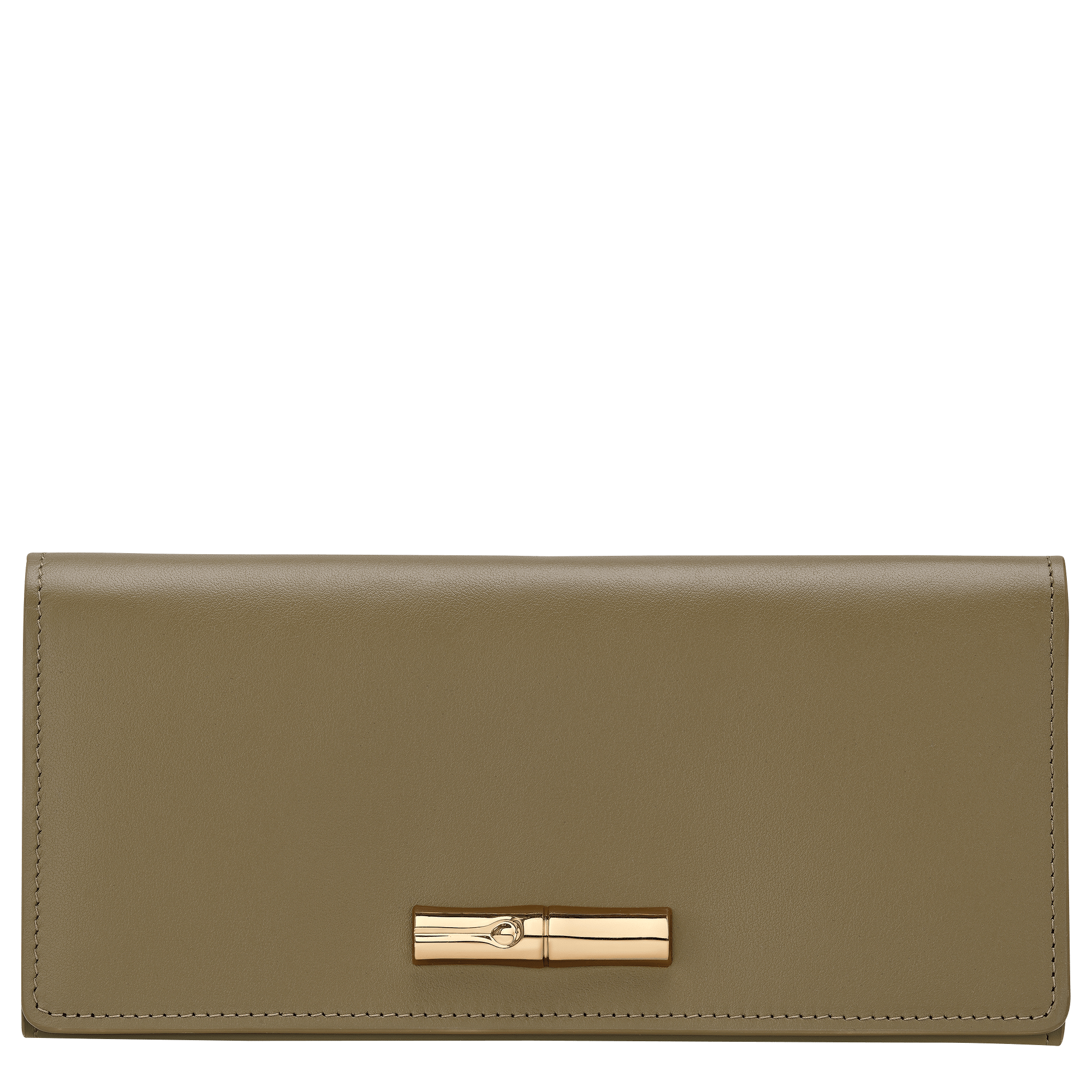 Long Champ Longchamp Le Roseau Long continental wallet Olive