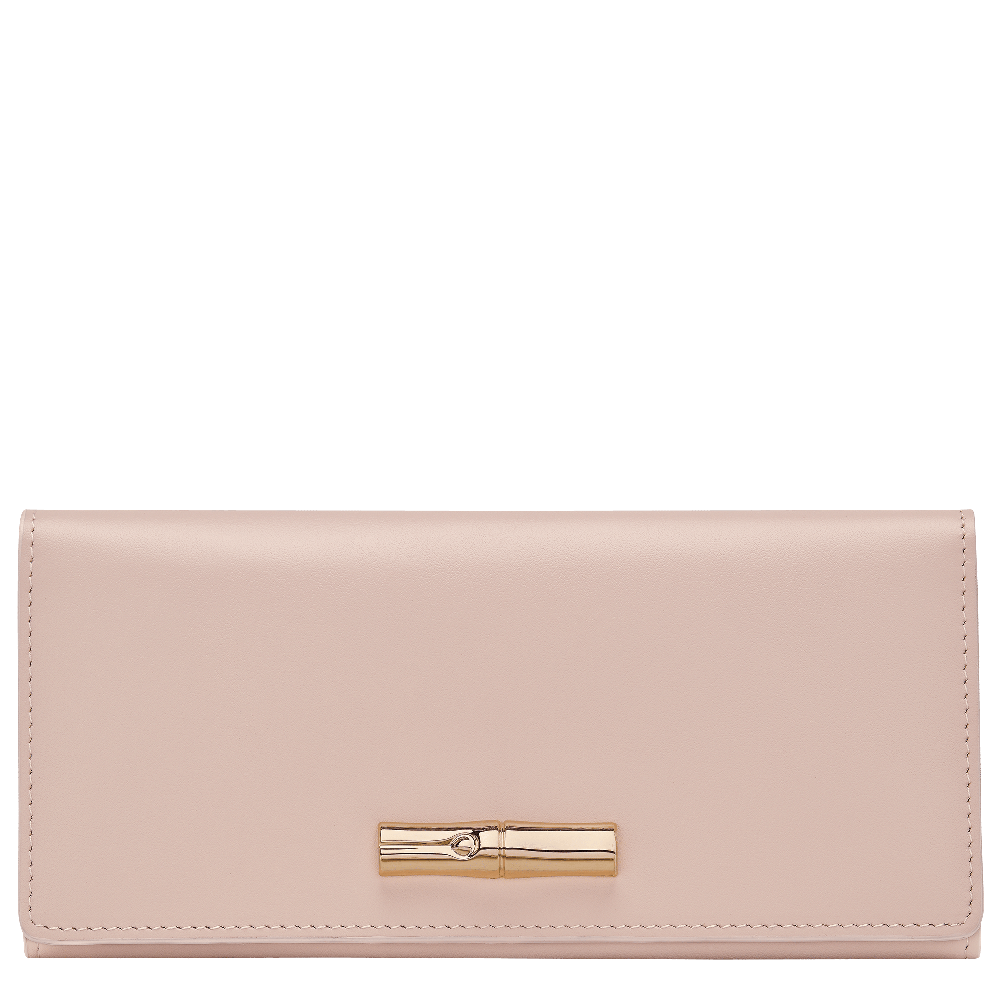 Long Champ Longchamp Le Roseau Long continental wallet Petal Pink