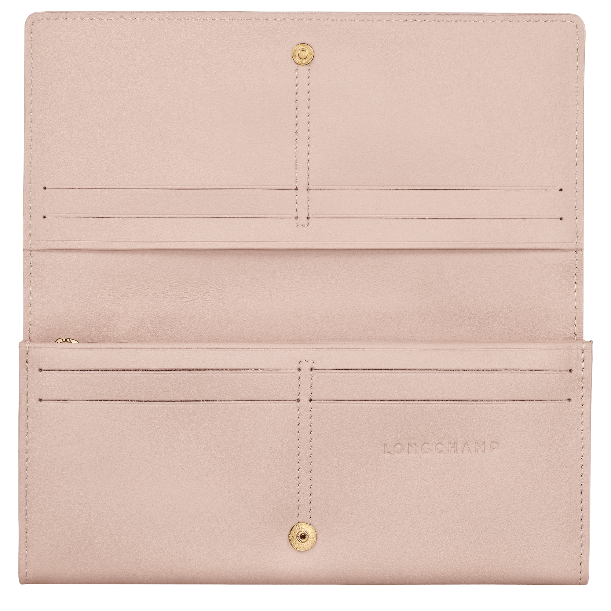 Long Champ Longchamp Le Roseau Long continental wallet Petal Pink