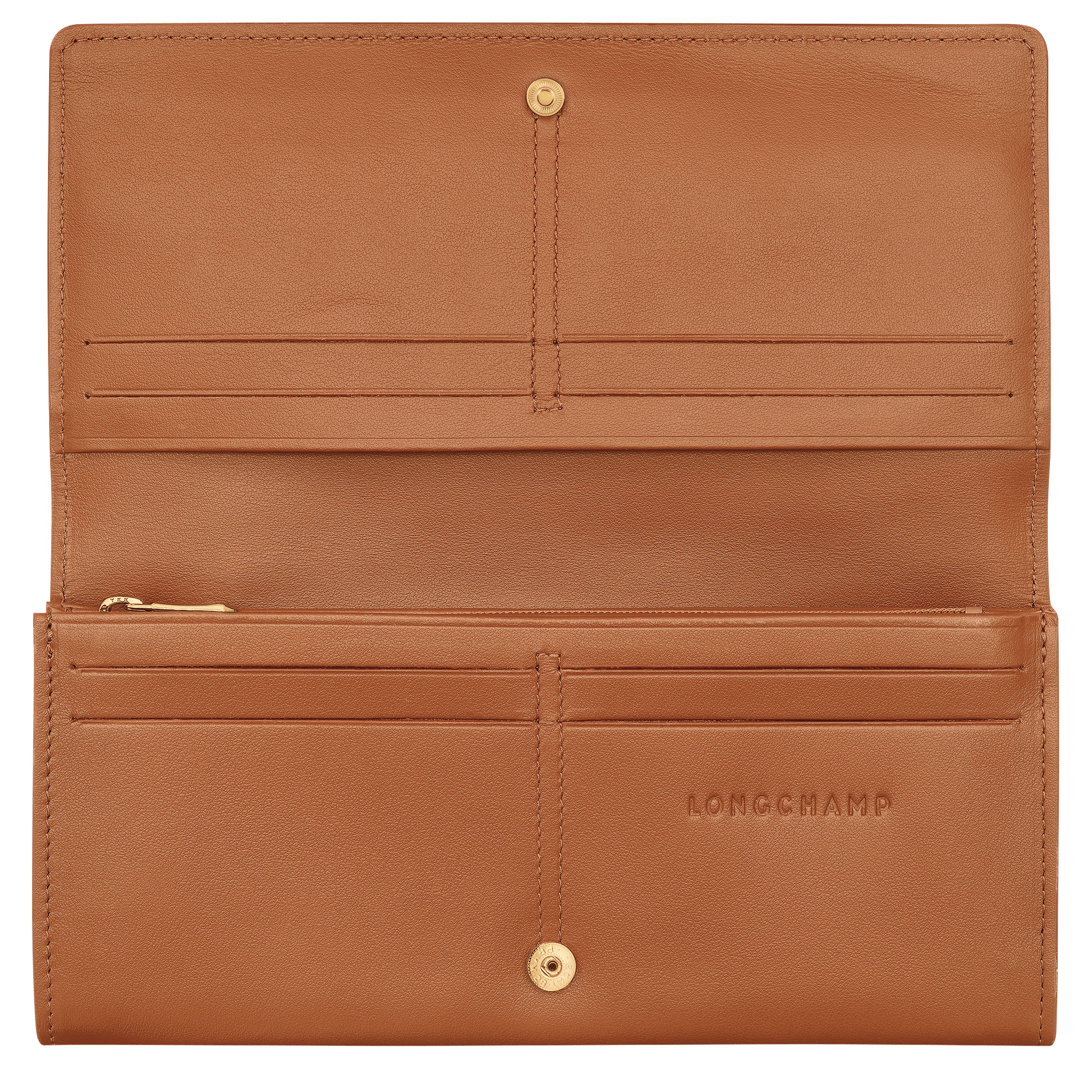 Long Champ Longchamp Le Roseau Long continental wallet Cashew