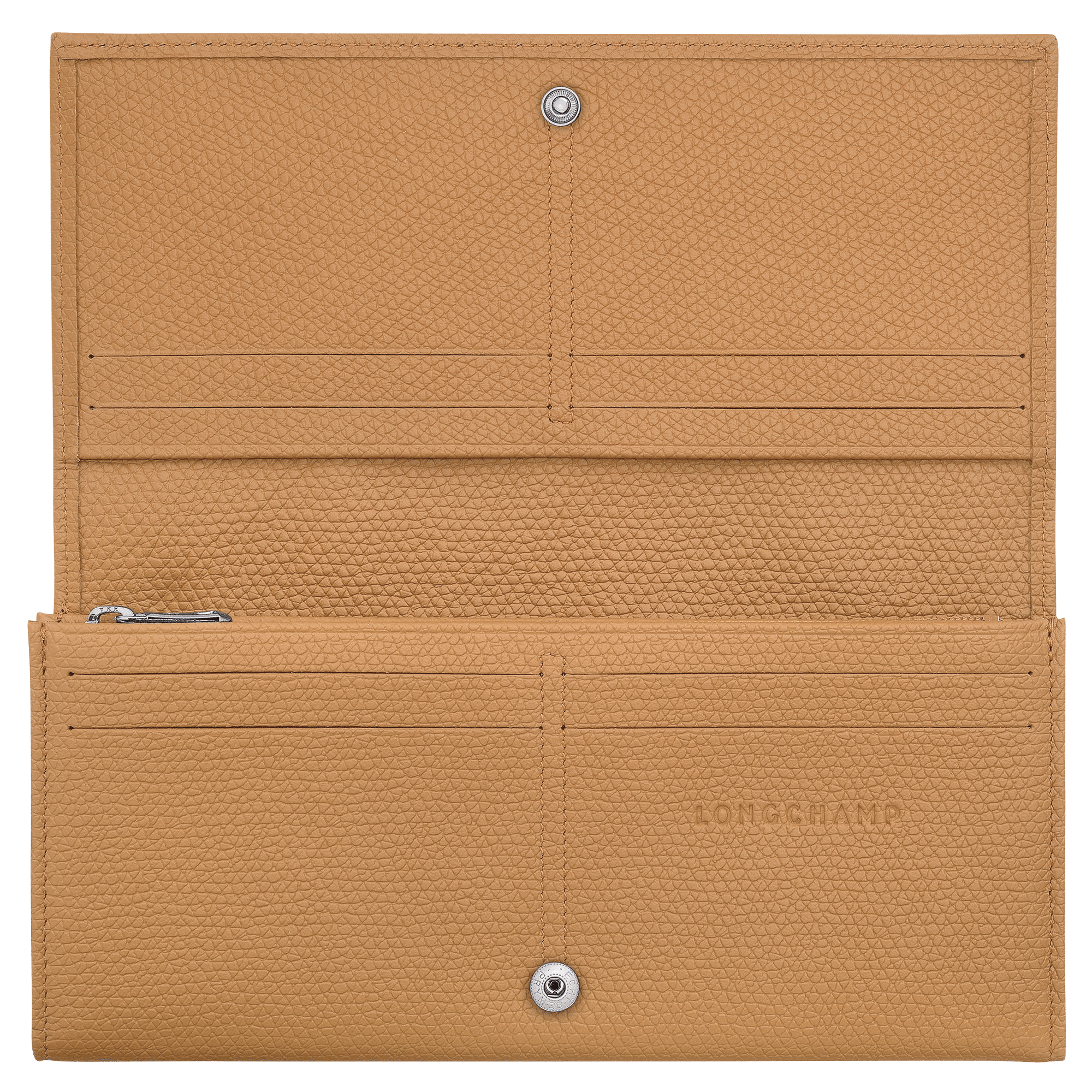 Long Champ Longchamp Le Roseau Long continental wallet Walnut