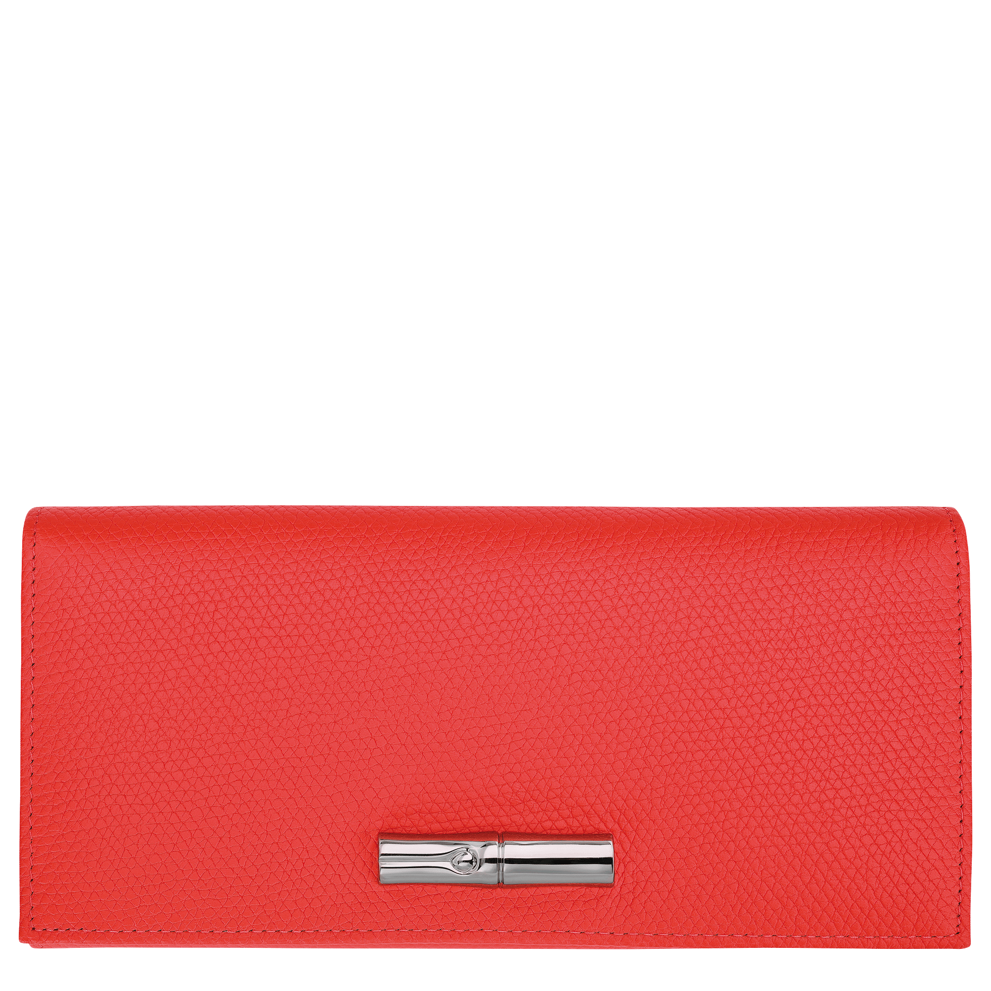Long Champ Longchamp Le Roseau Long continental wallet Vermilion