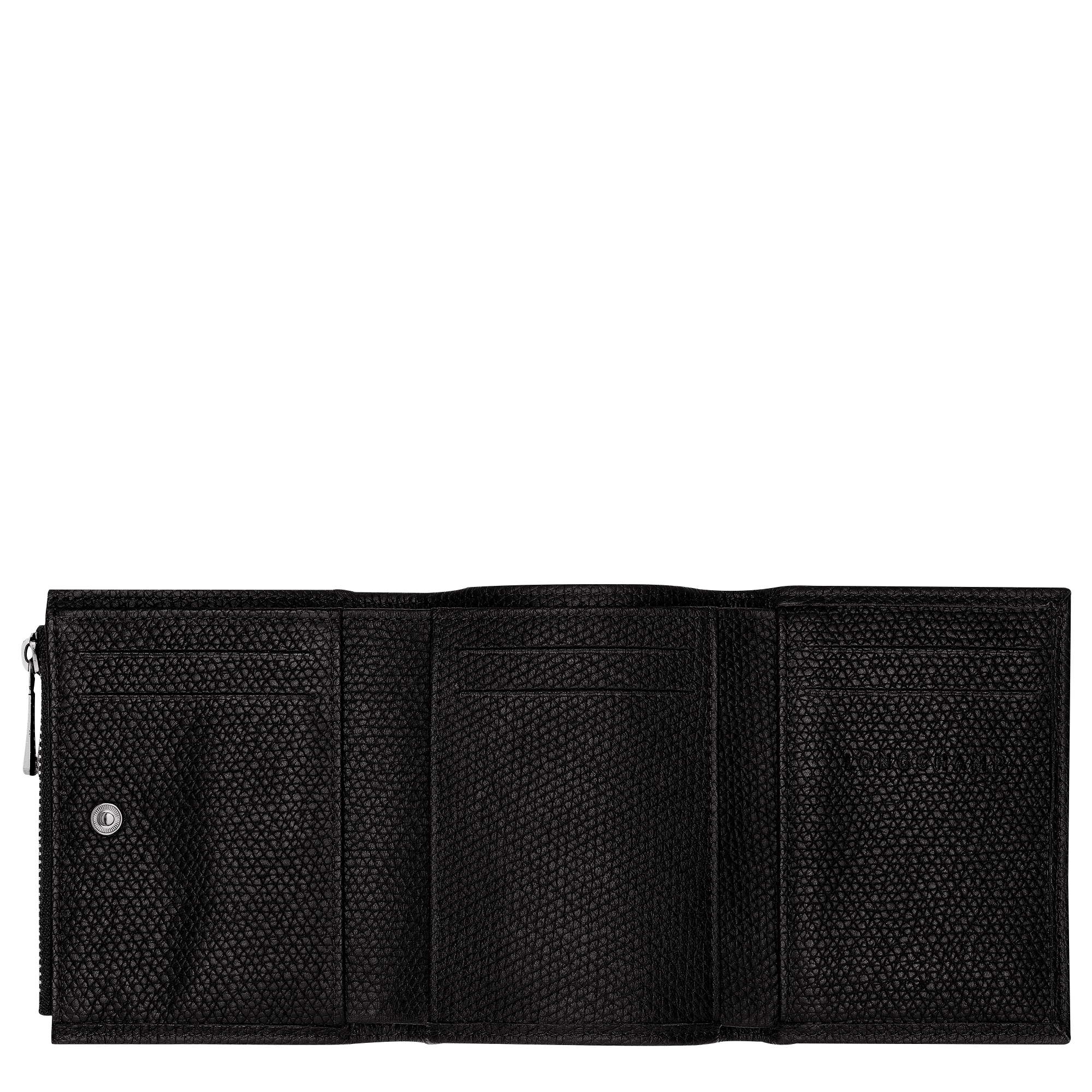 Long Champ Longchamp Le Roseau Compact wallet Black