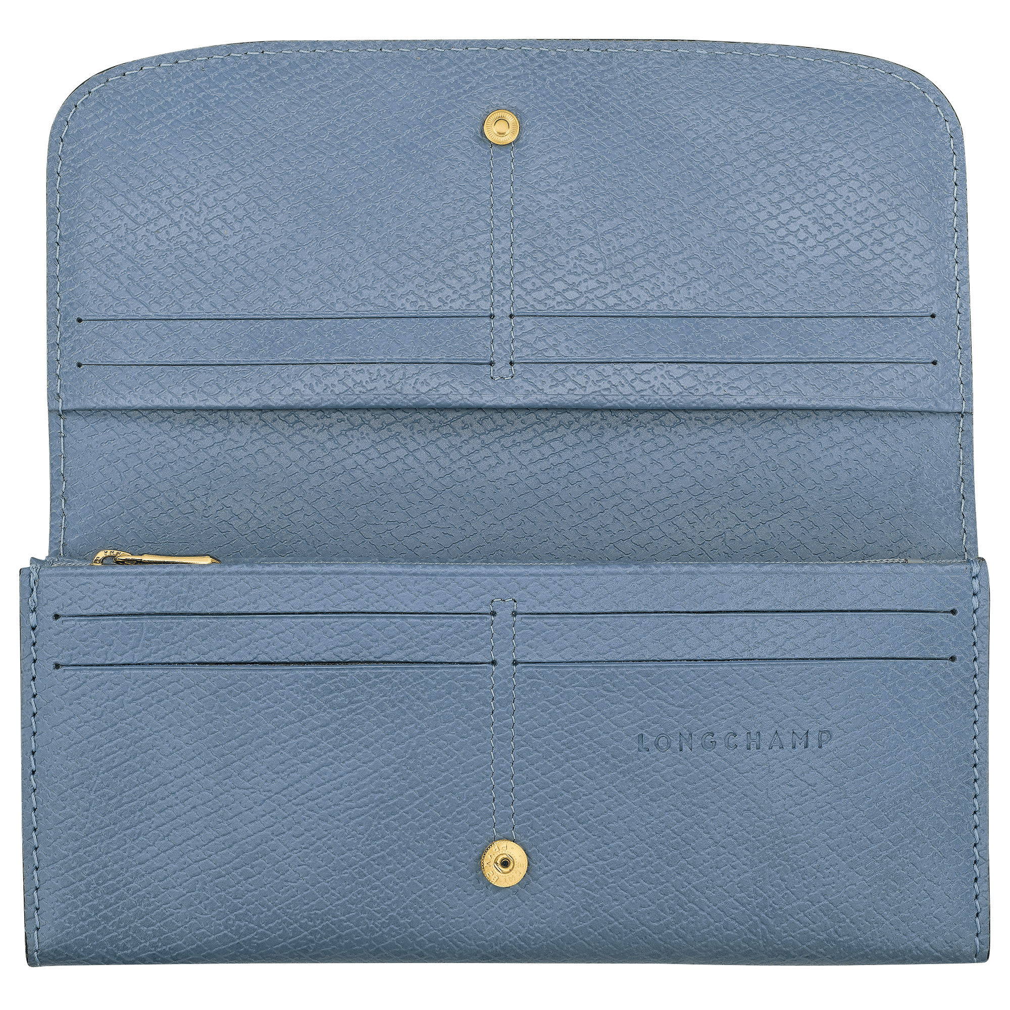 Long Champ Longchamp Épure Long continental wallet Slate