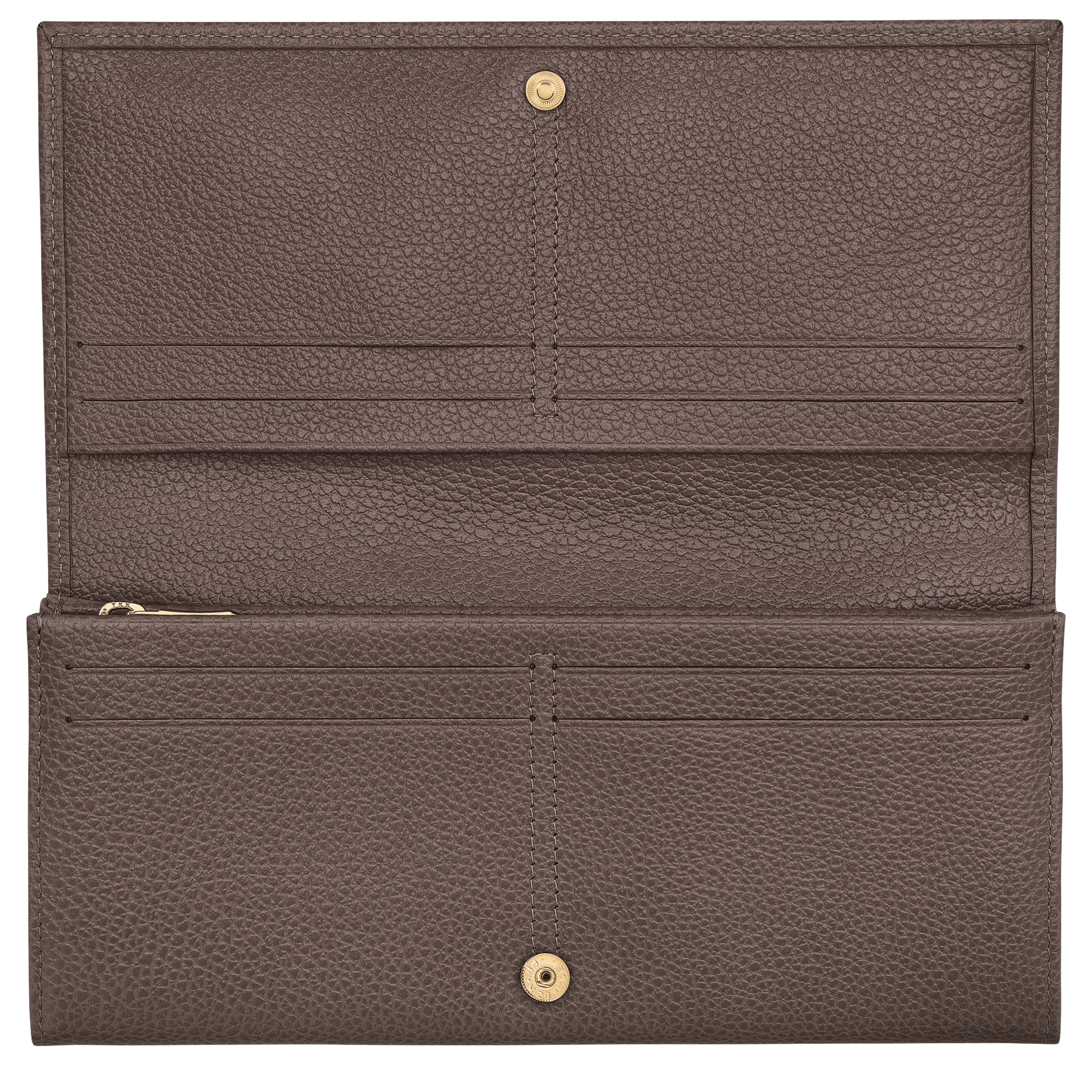 Long Champ Longchamp Le Foulonné Long continental wallet Taupe