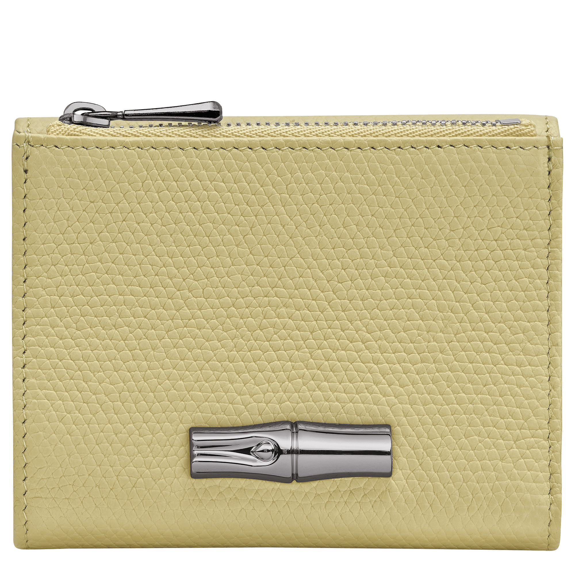 Long Champ Longchamp Le Roseau Compact wallet Pistachio