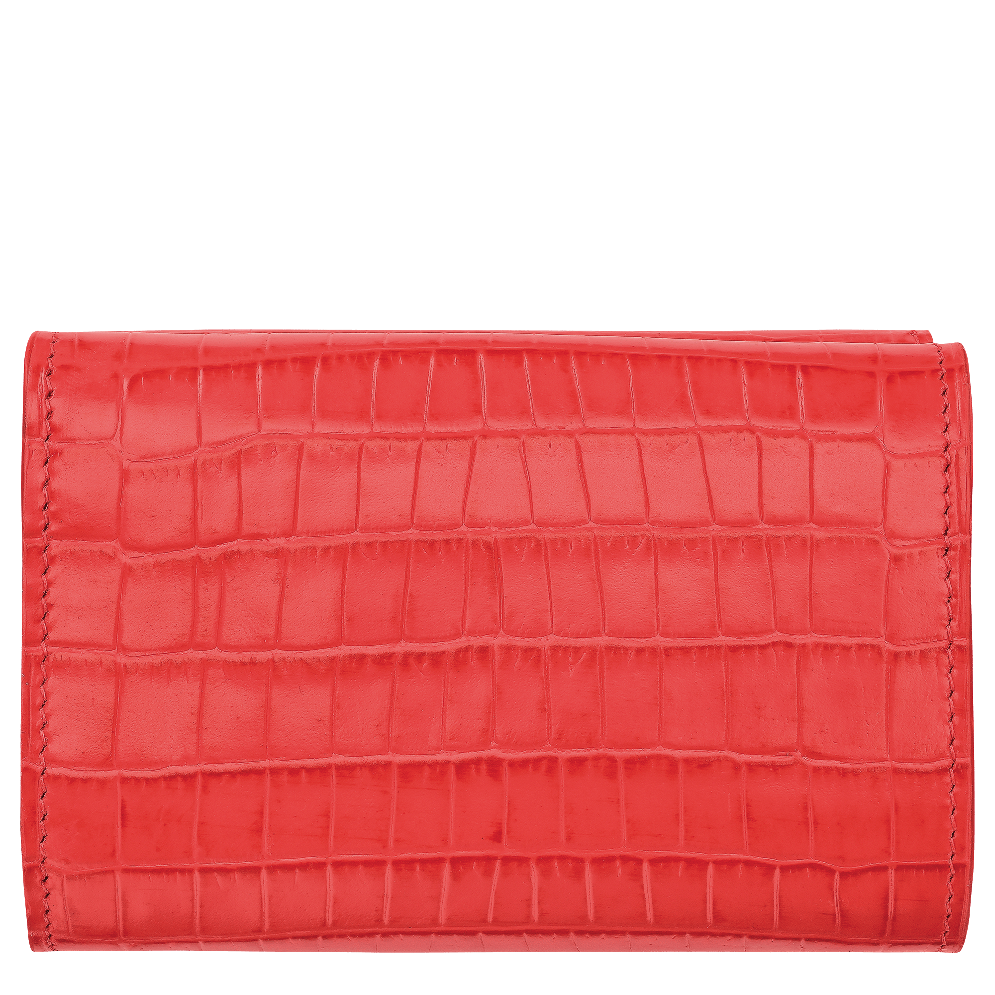 Long Champ Longchamp Longchamp Pocket Compact wallet Vermilion
