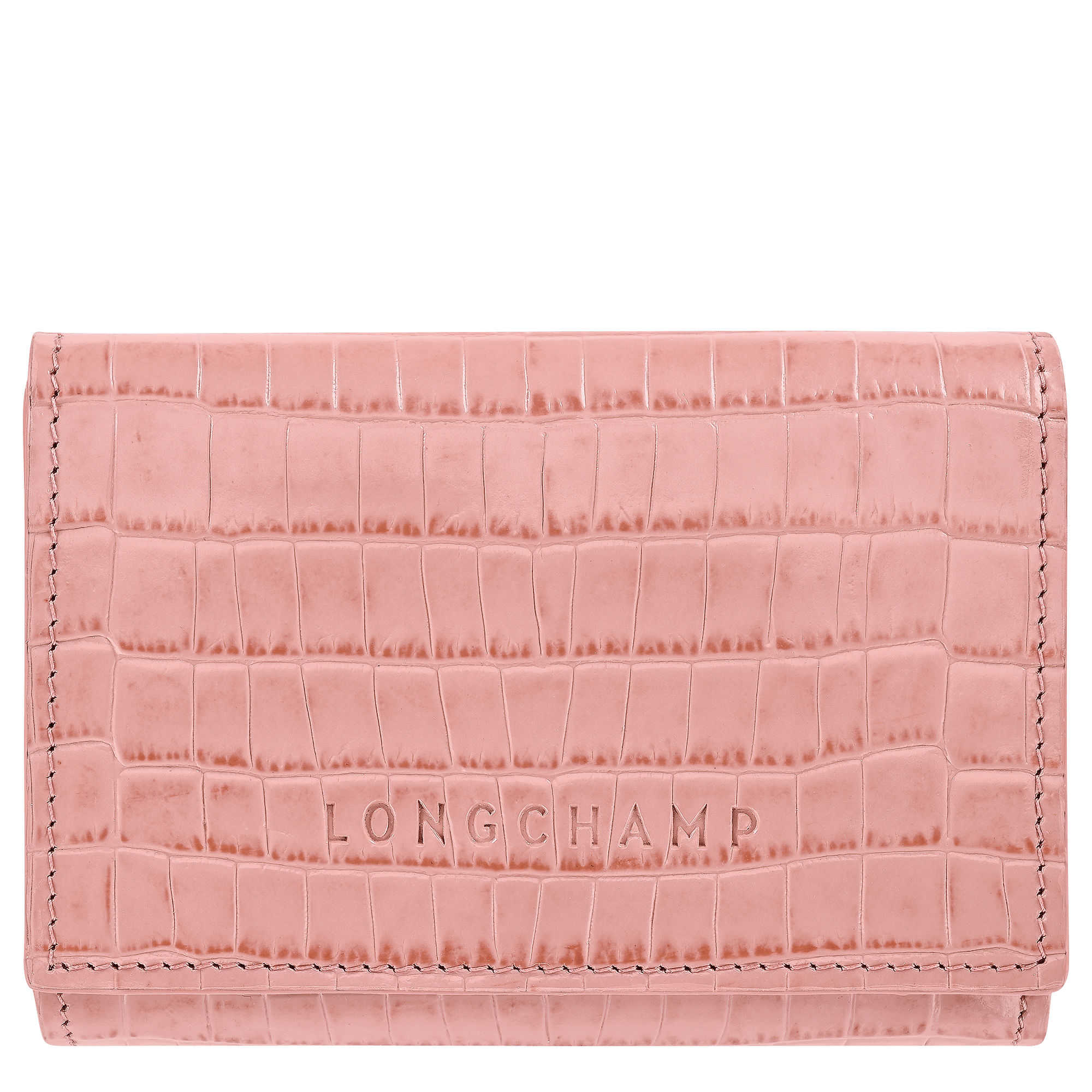Long Champ Longchamp Longchamp Pocket Compact wallet Pink Tea