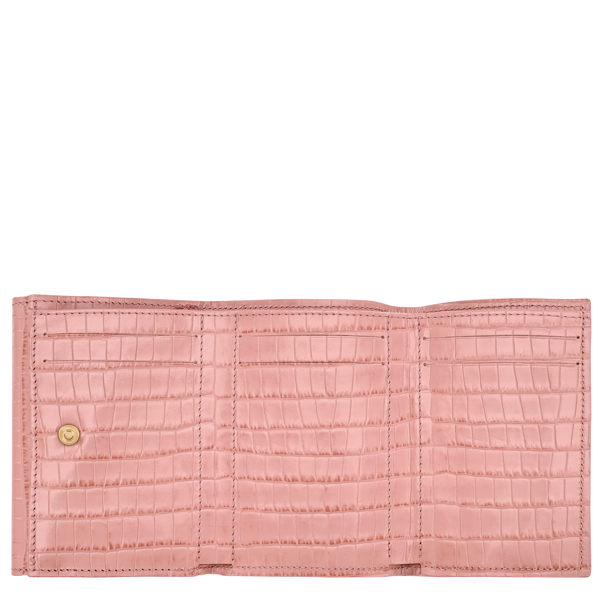 Long Champ Longchamp Longchamp Pocket Compact wallet Pink Tea