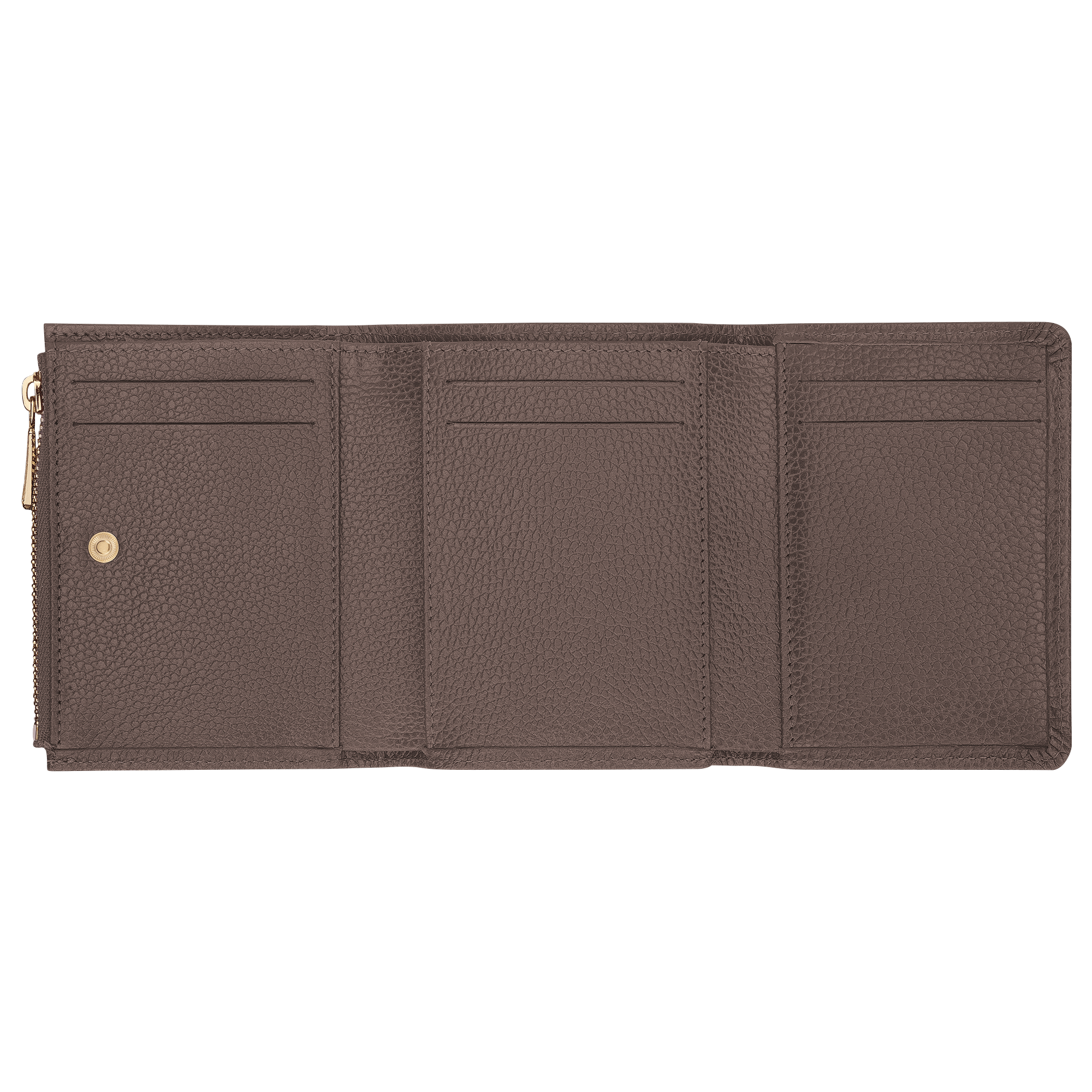 Long Champ Longchamp Le Foulonné Compact wallet Taupe