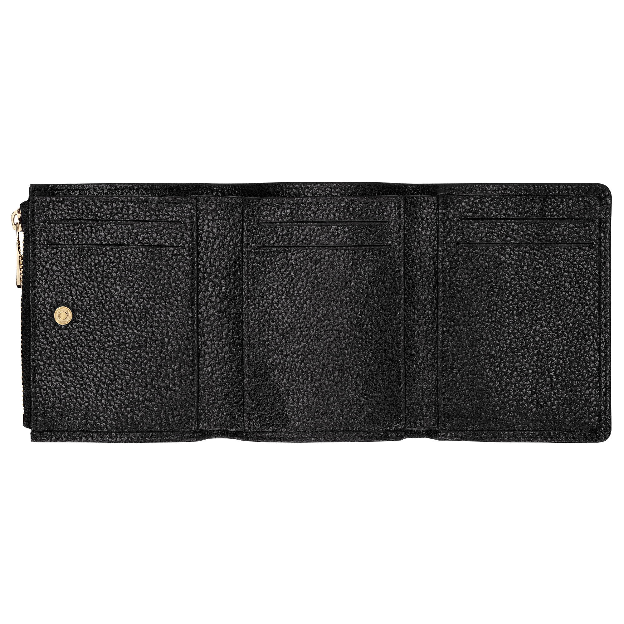Long Champ Longchamp Le Foulonné Compact wallet Black