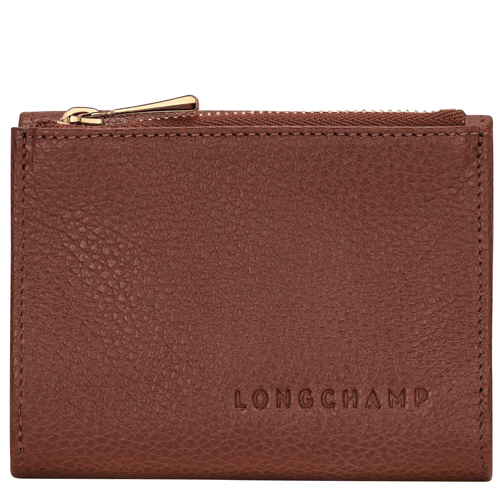 Long Champ Longchamp Le Foulonné Compact wallet Coffee
