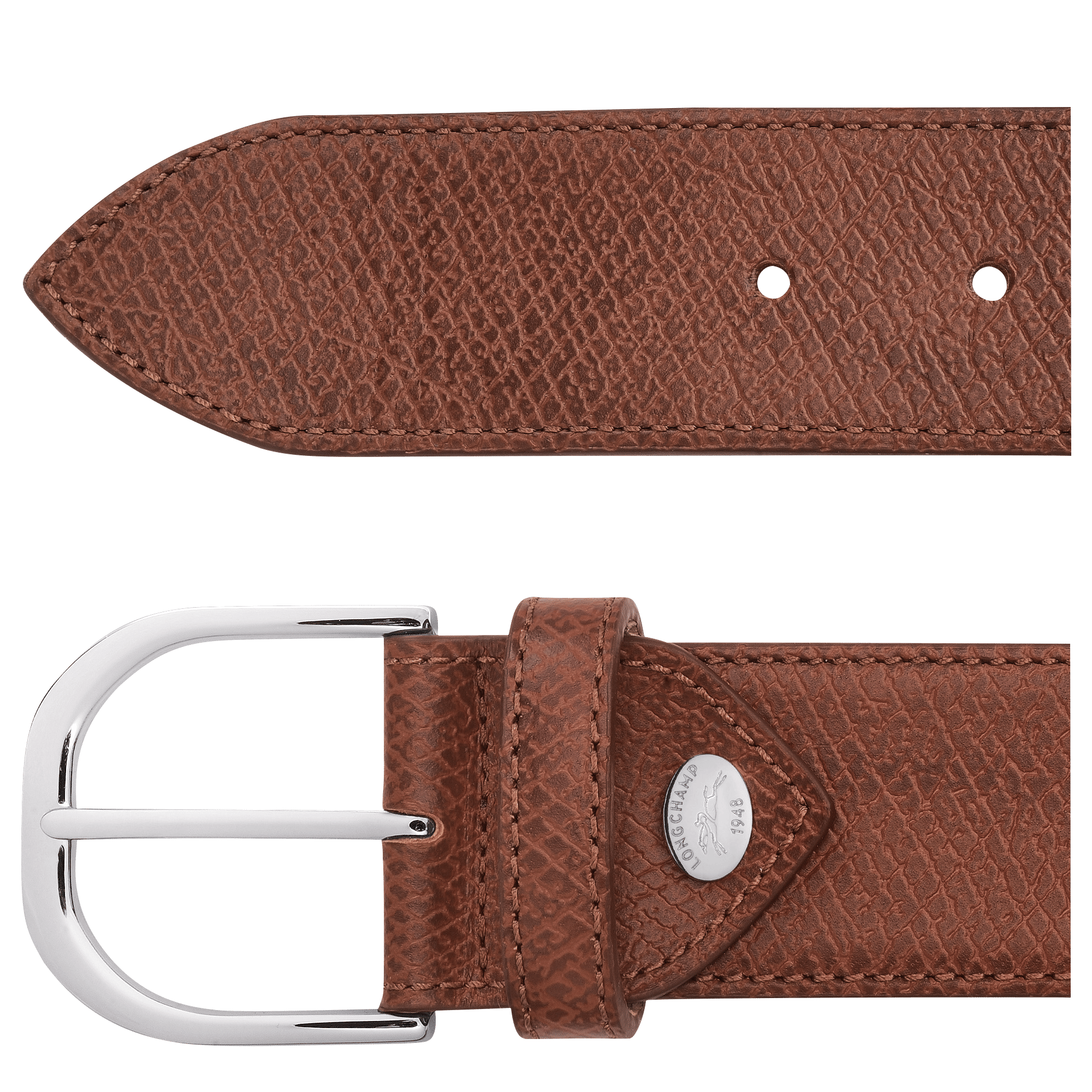 Long Champ Longchamp Le Pliage Original Men's belt Brown