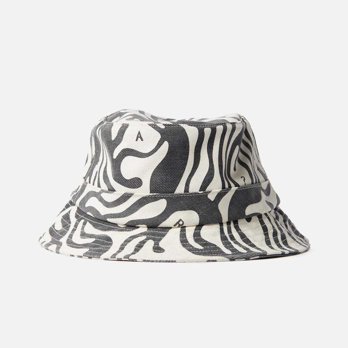 BY PARRA BLOBBED BUCKET HAT - WASHED GREY